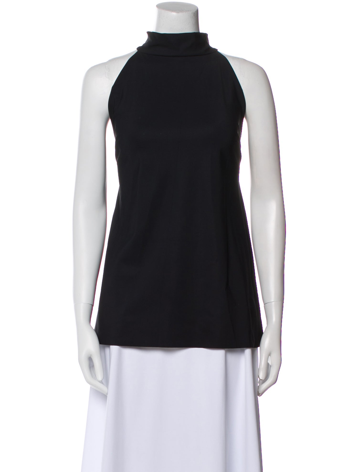 Chiara Boni Mock Neck Sleeveless Top