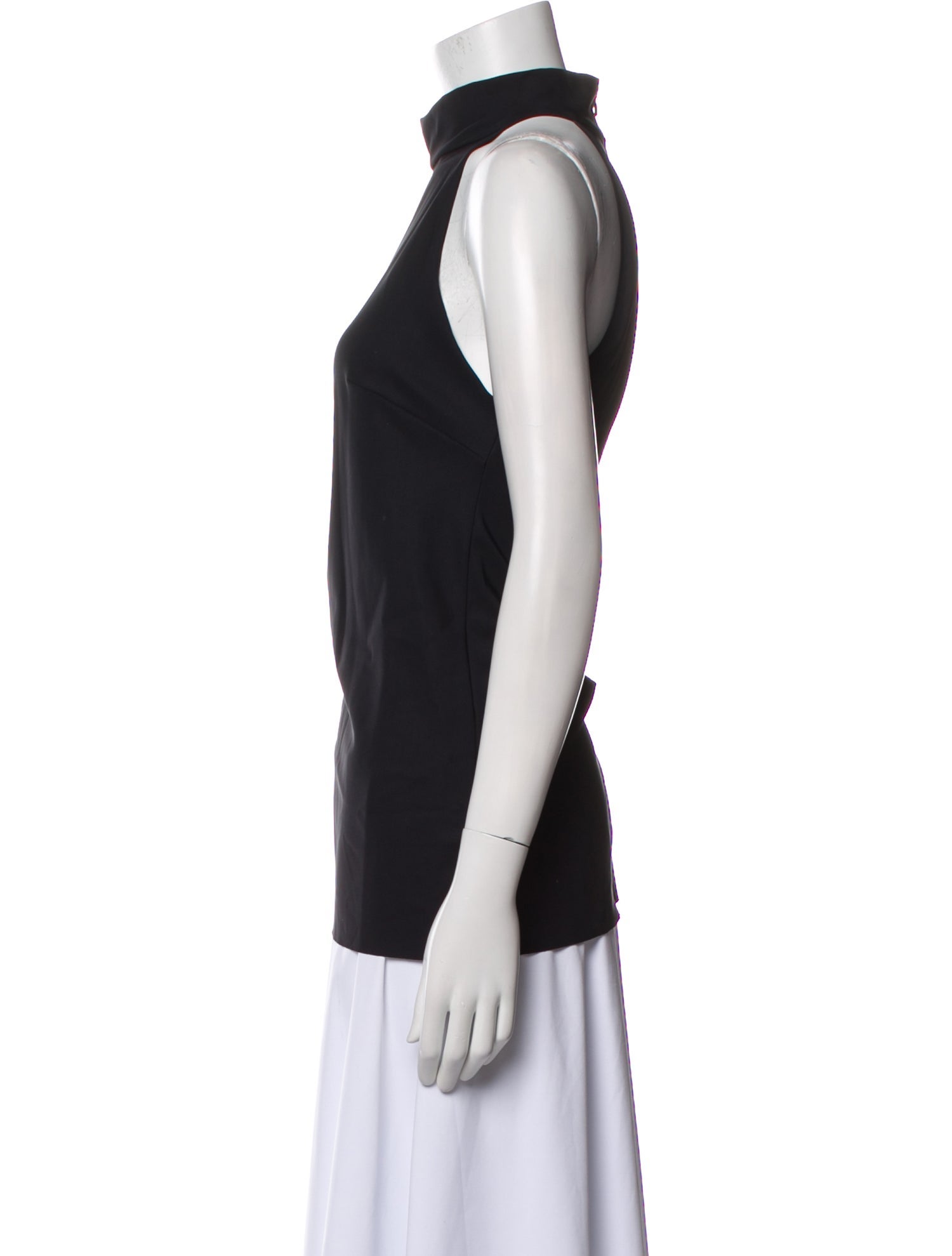 Chiara Boni Mock Neck Sleeveless Top