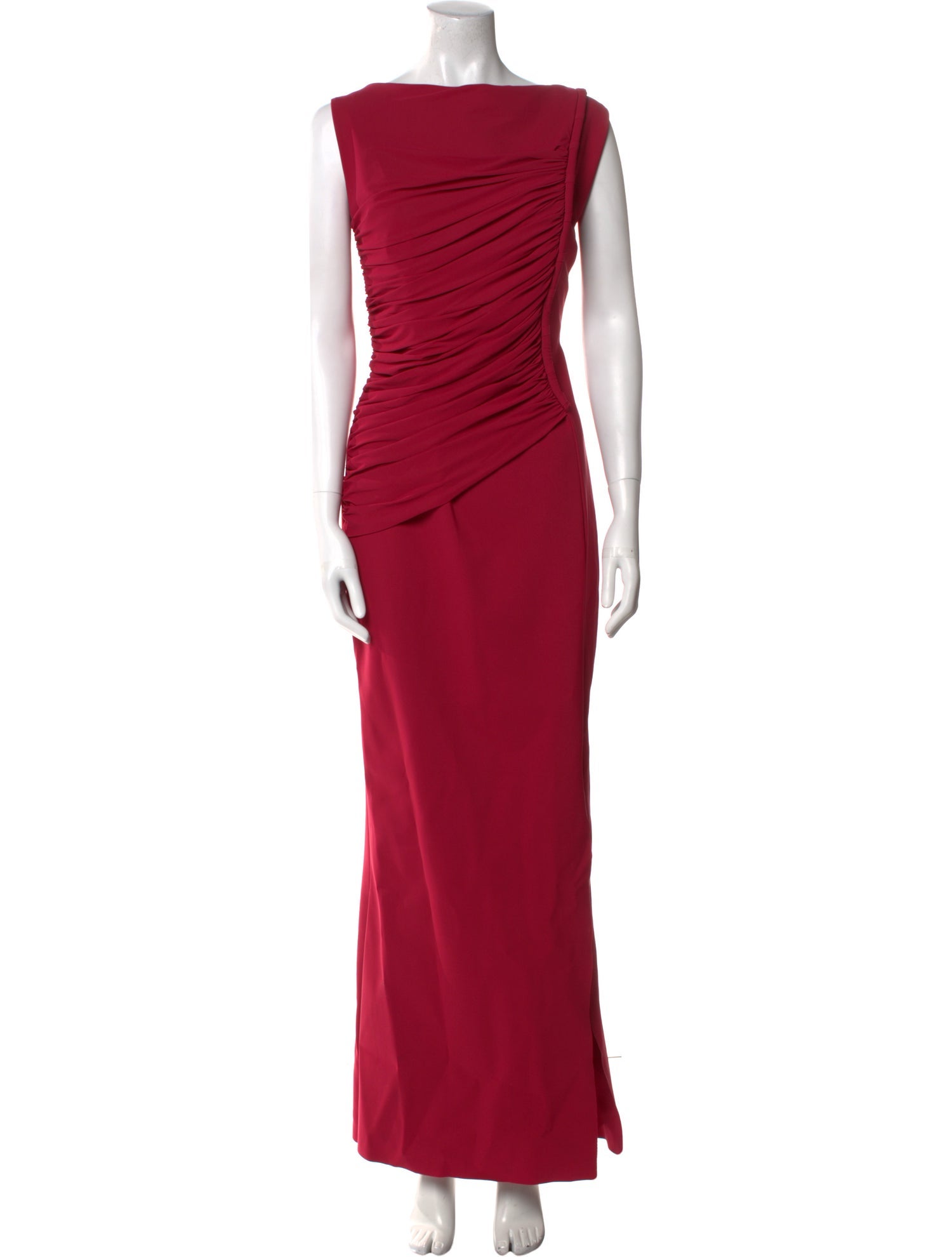 Chiara Boni Bateau Neckline Long Dress