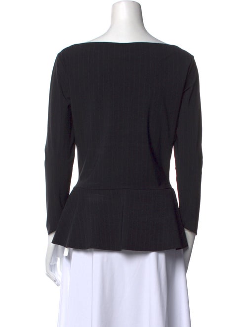 Chiara Boni Scoop Neck Three-Quarter Sleeve Top