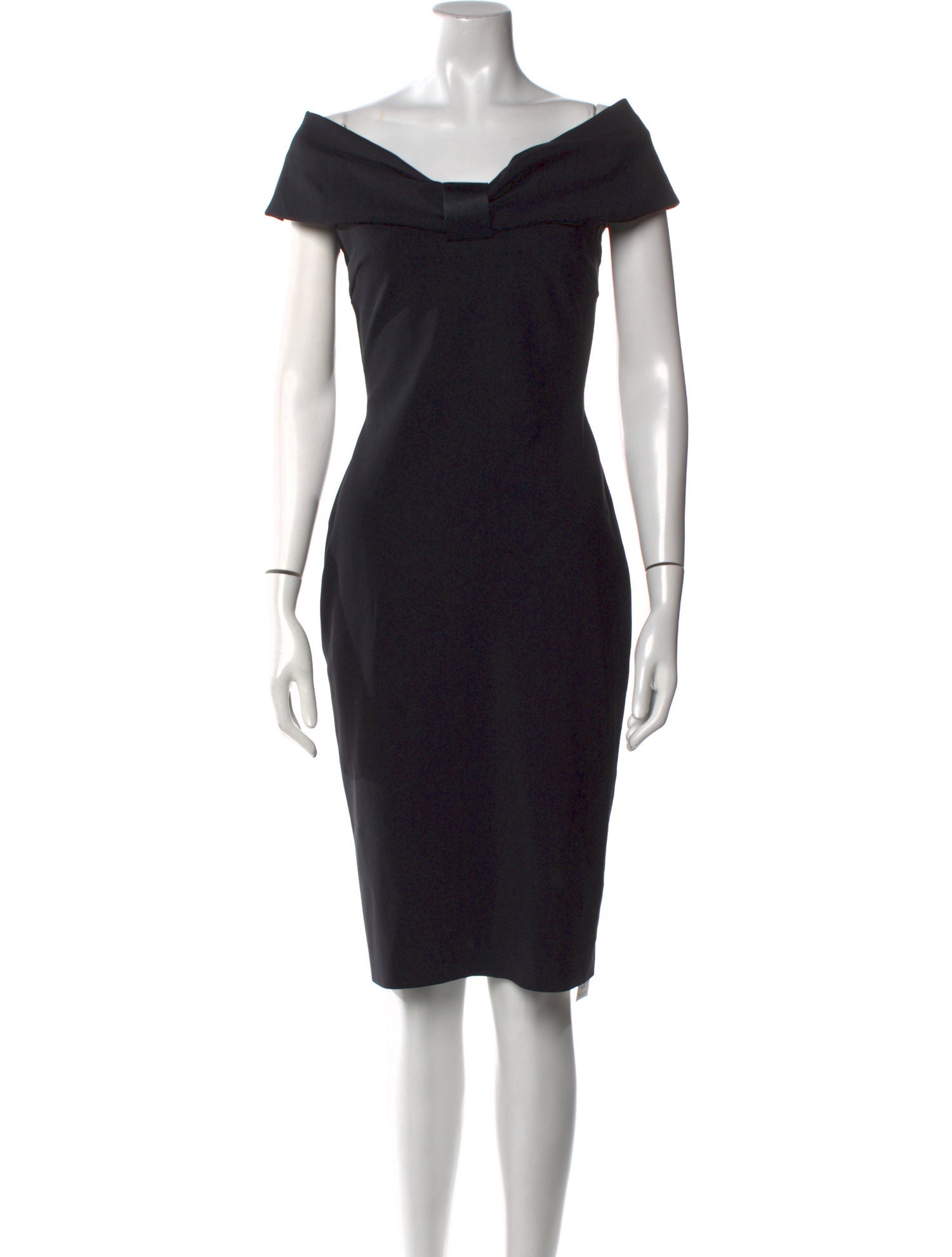 Chiara Boni Square Neckline Knee-Length Dress