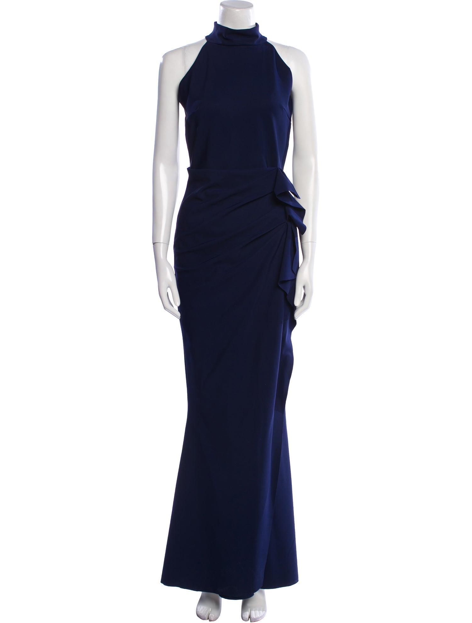 Chiara Boni Mock Neck Long Dress