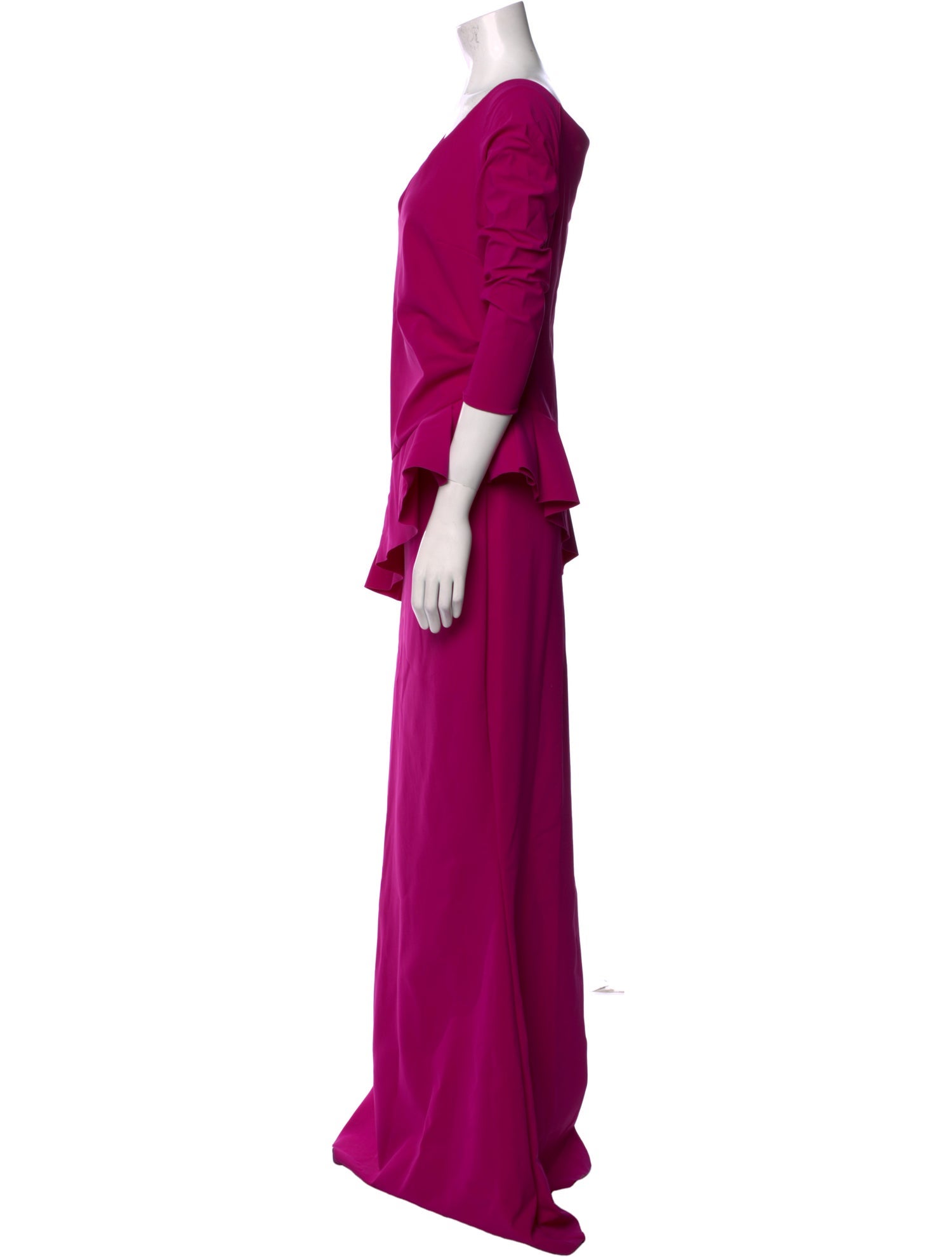 Chiara Boni V-Neck Long Dress