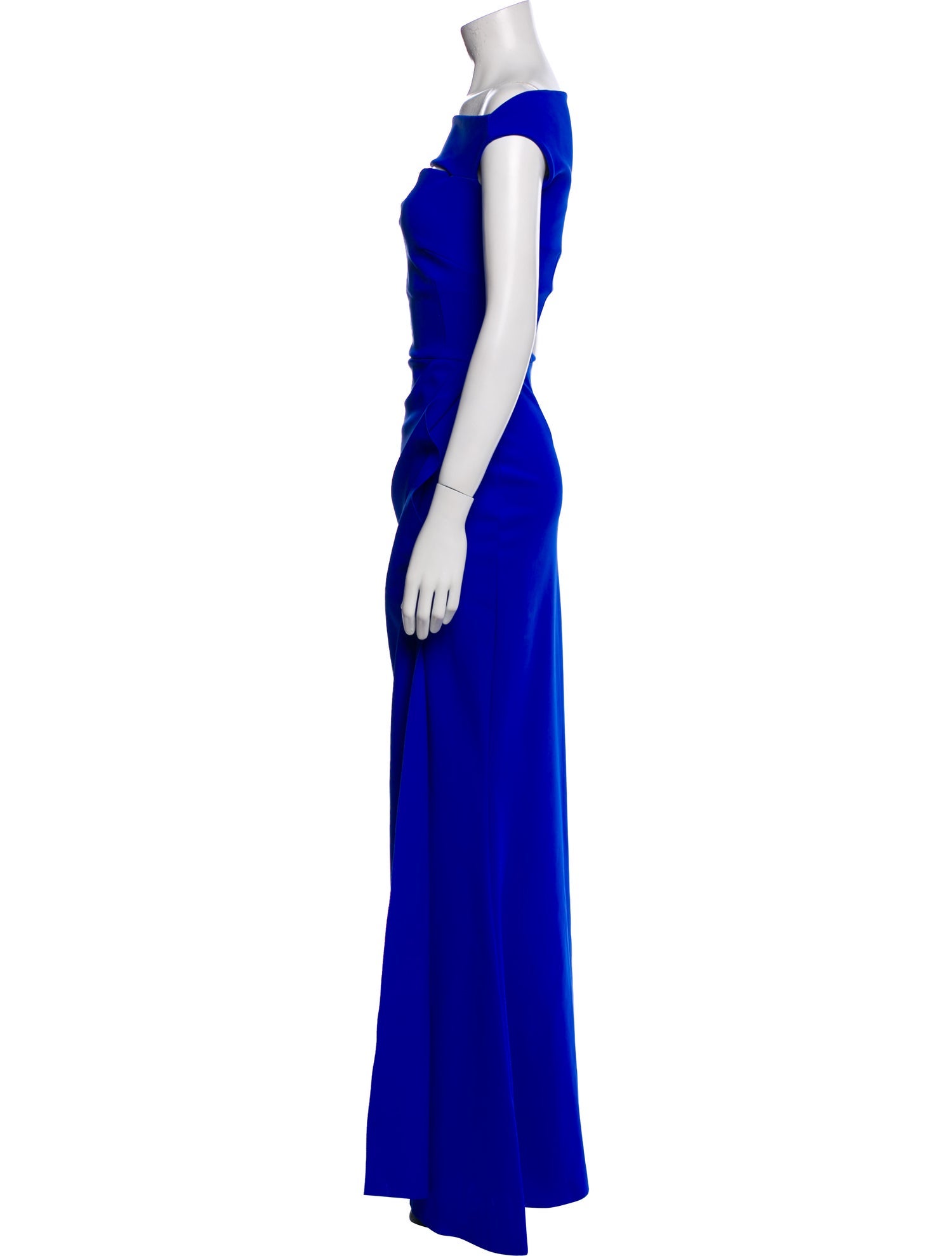 Chiara Boni Off-The-Shoulder Long Dress