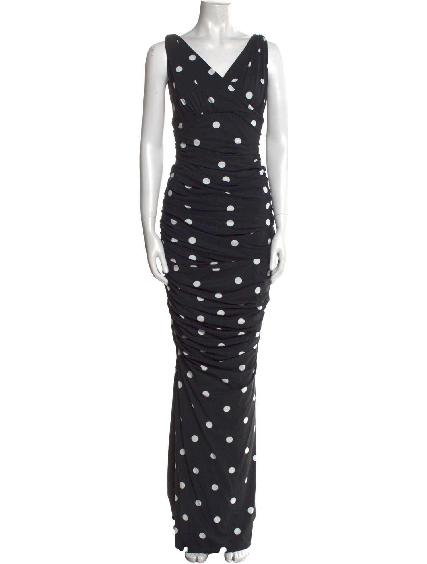 Chiara Boni Polka Dot Print Long Dress