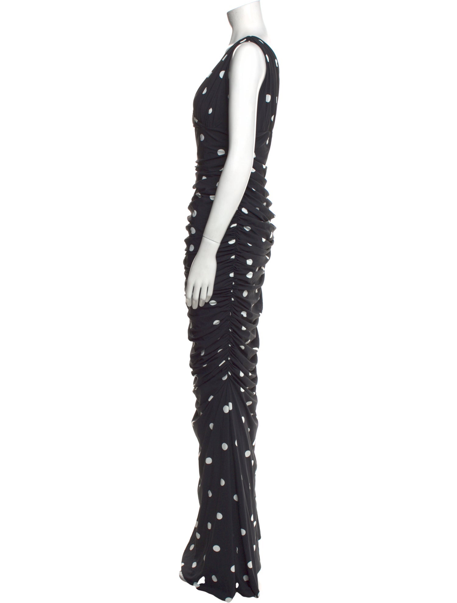 Chiara Boni Polka Dot Print Long Dress