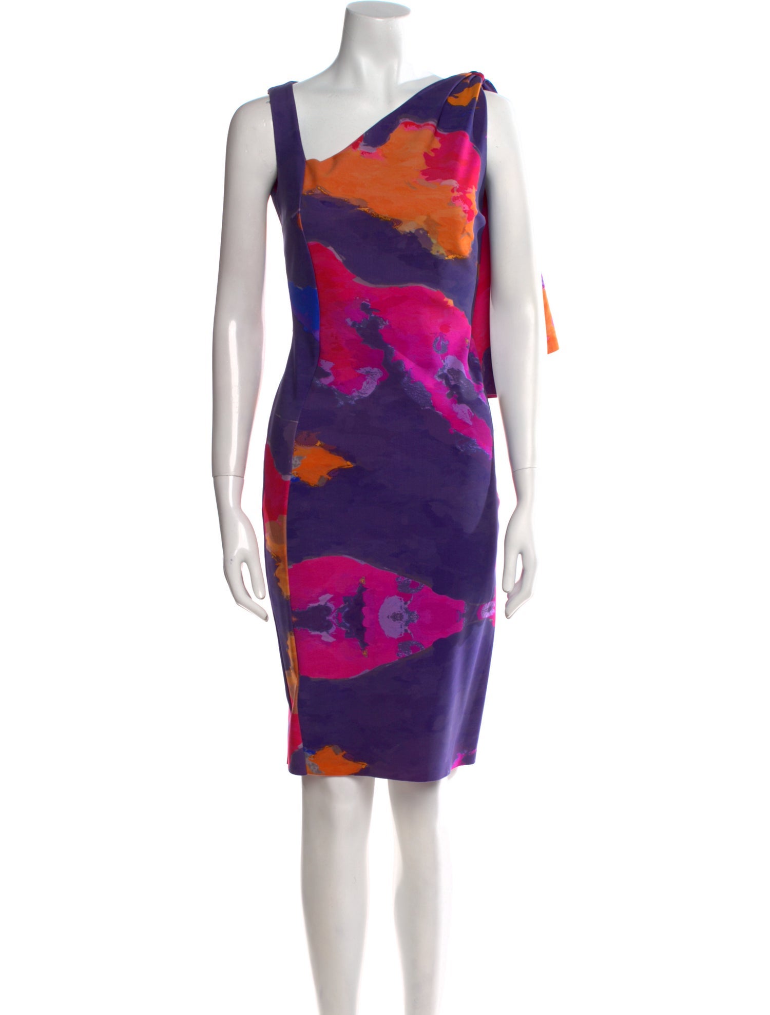 Chiara Boni Printed Knee-Length Dress