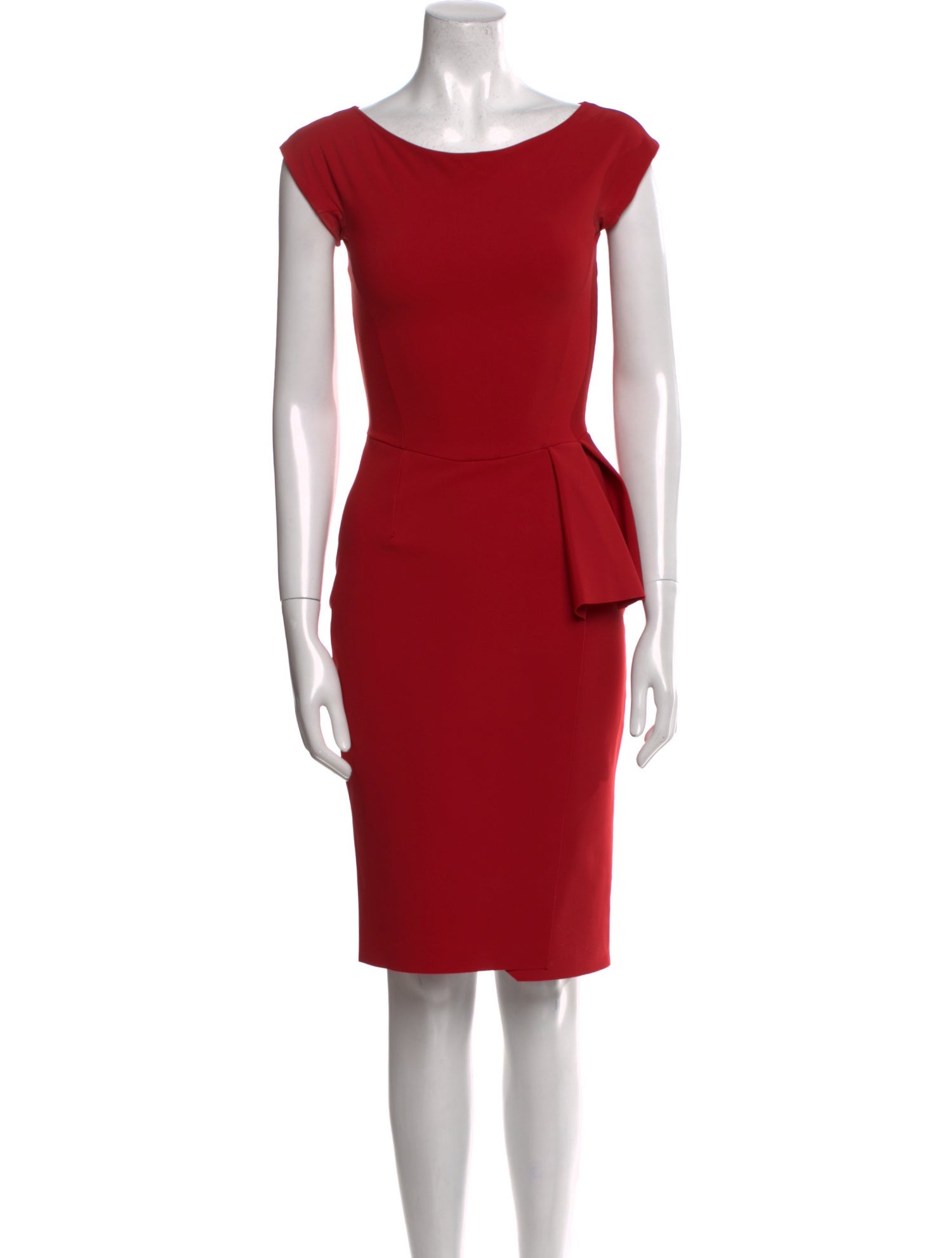 Chiara Boni Bateau Neckline Knee-Length Dress