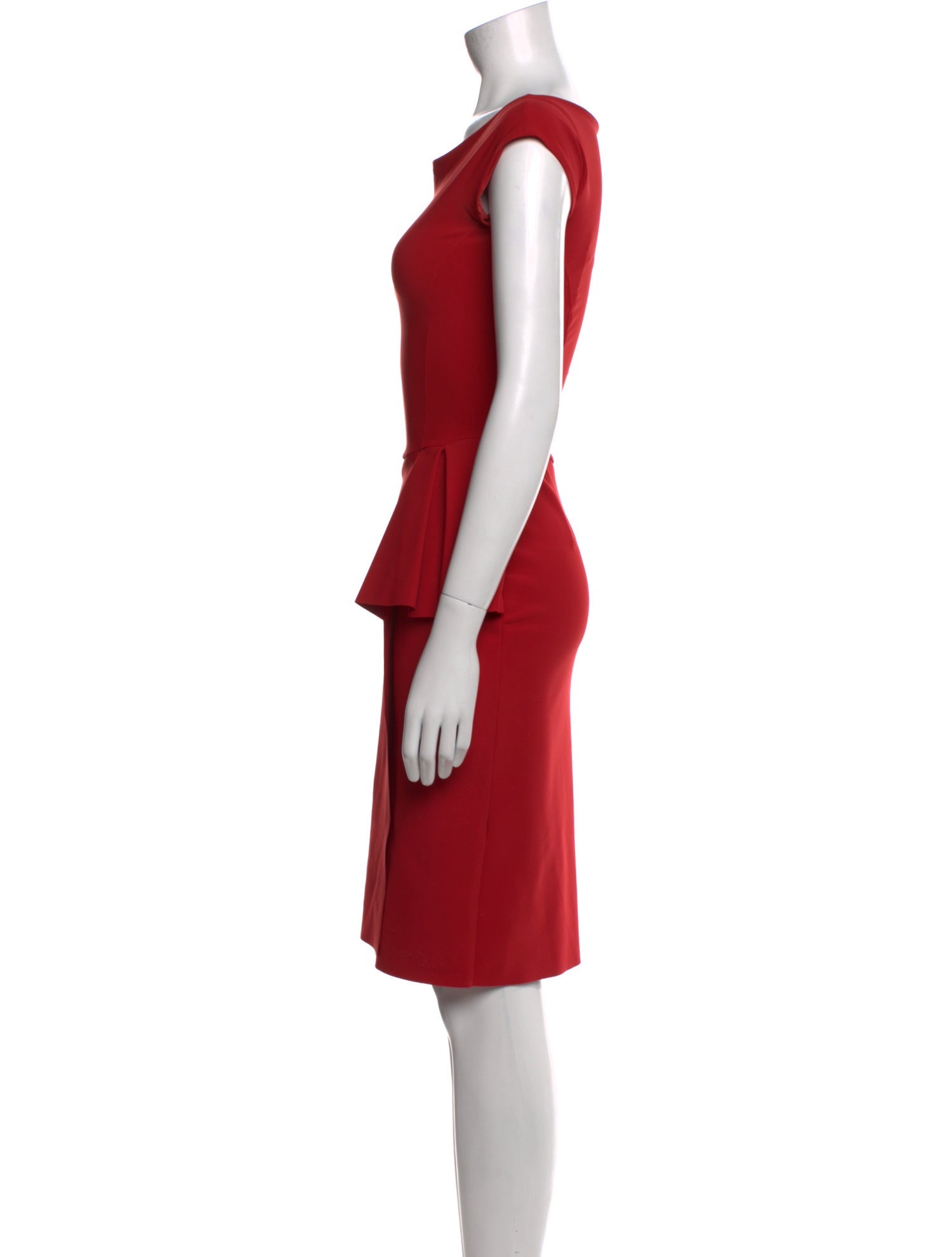 Chiara Boni Bateau Neckline Knee-Length Dress