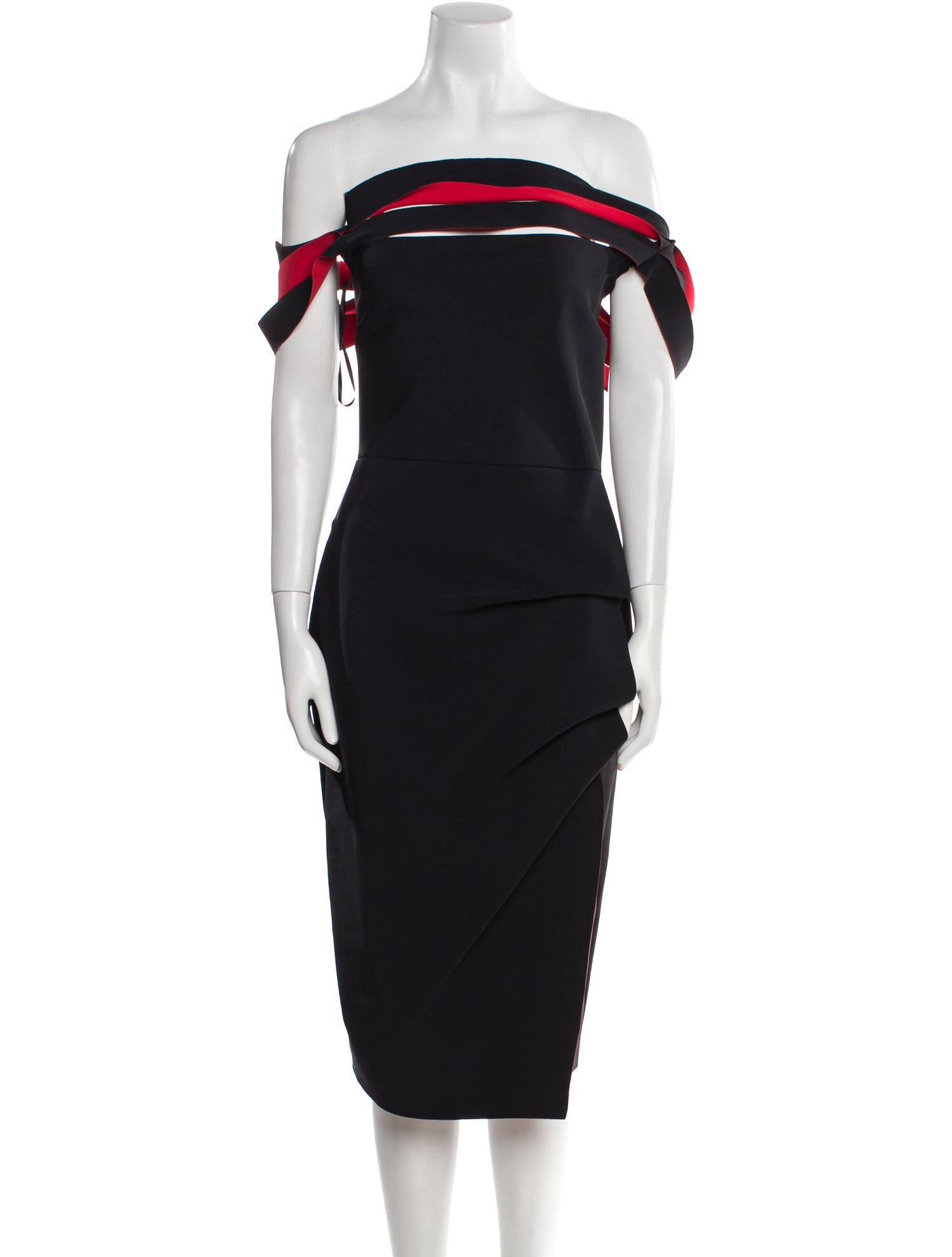 Chiara Boni Neoprene Midi Length Dress