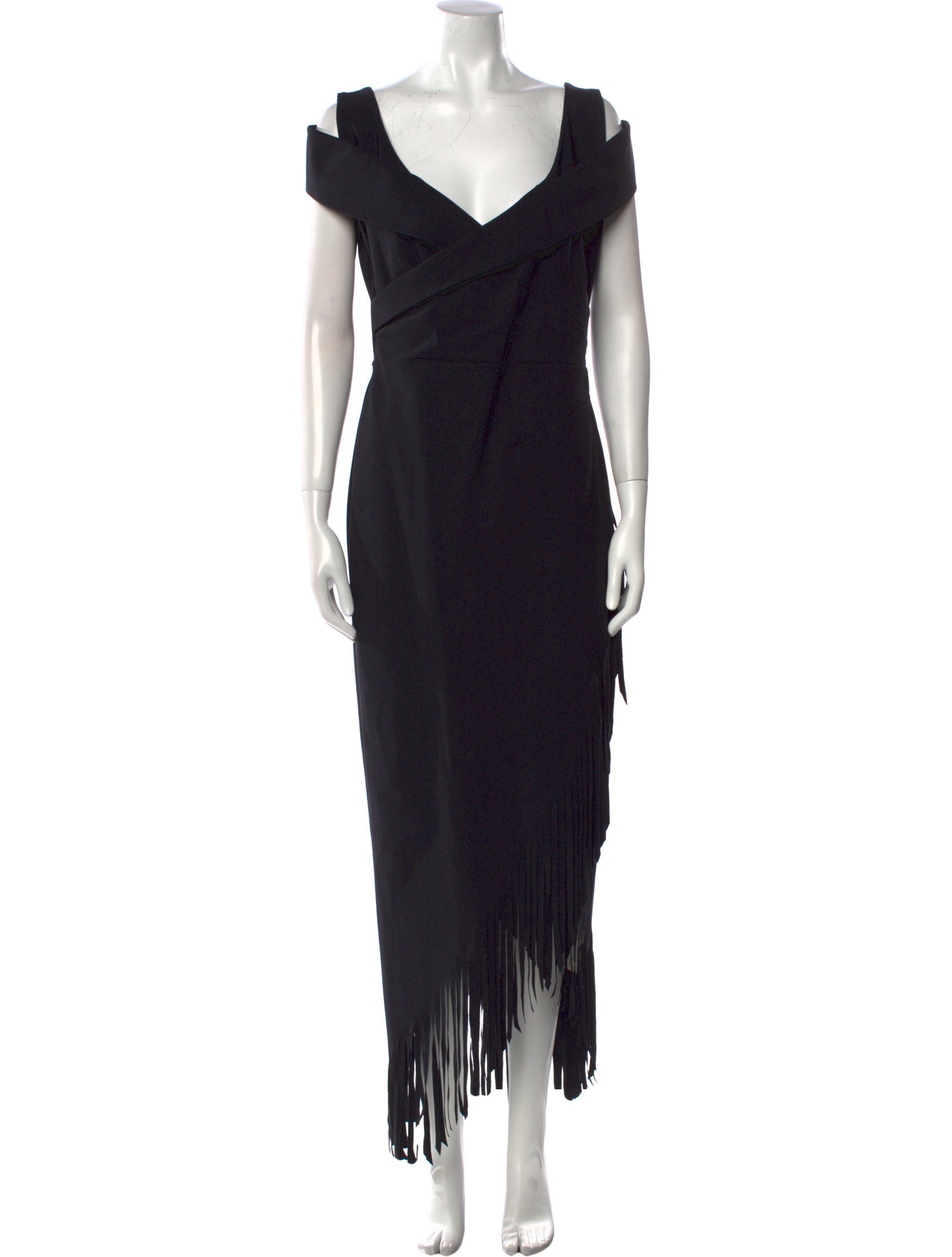 Chiara Boni V-Neck Long Dress