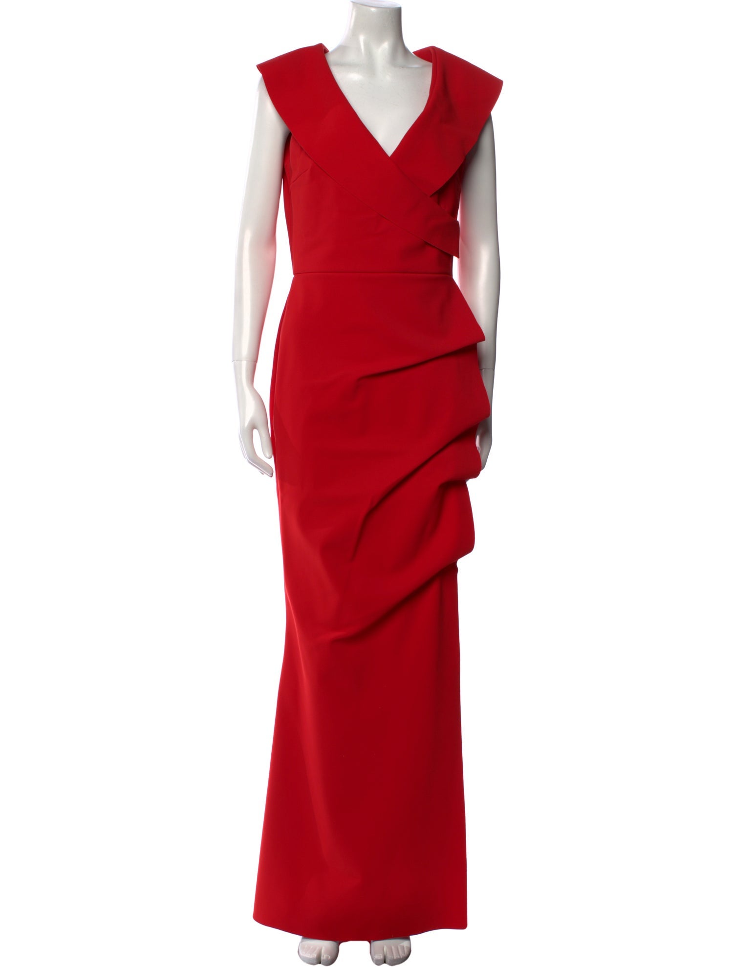 Chiara Boni V-Neck Long Dress