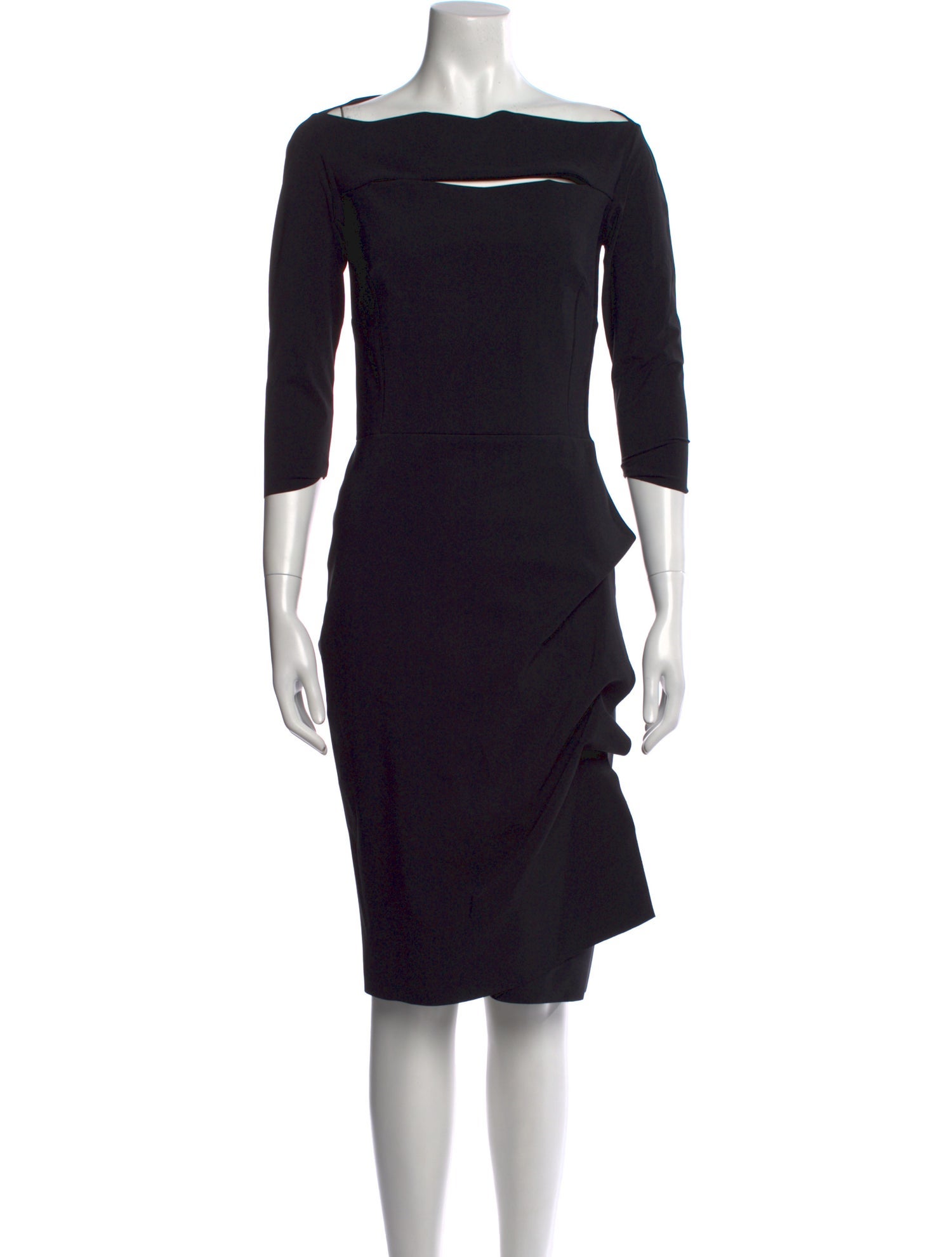 Chiara Boni Bateau Neckline Knee-Length Dress