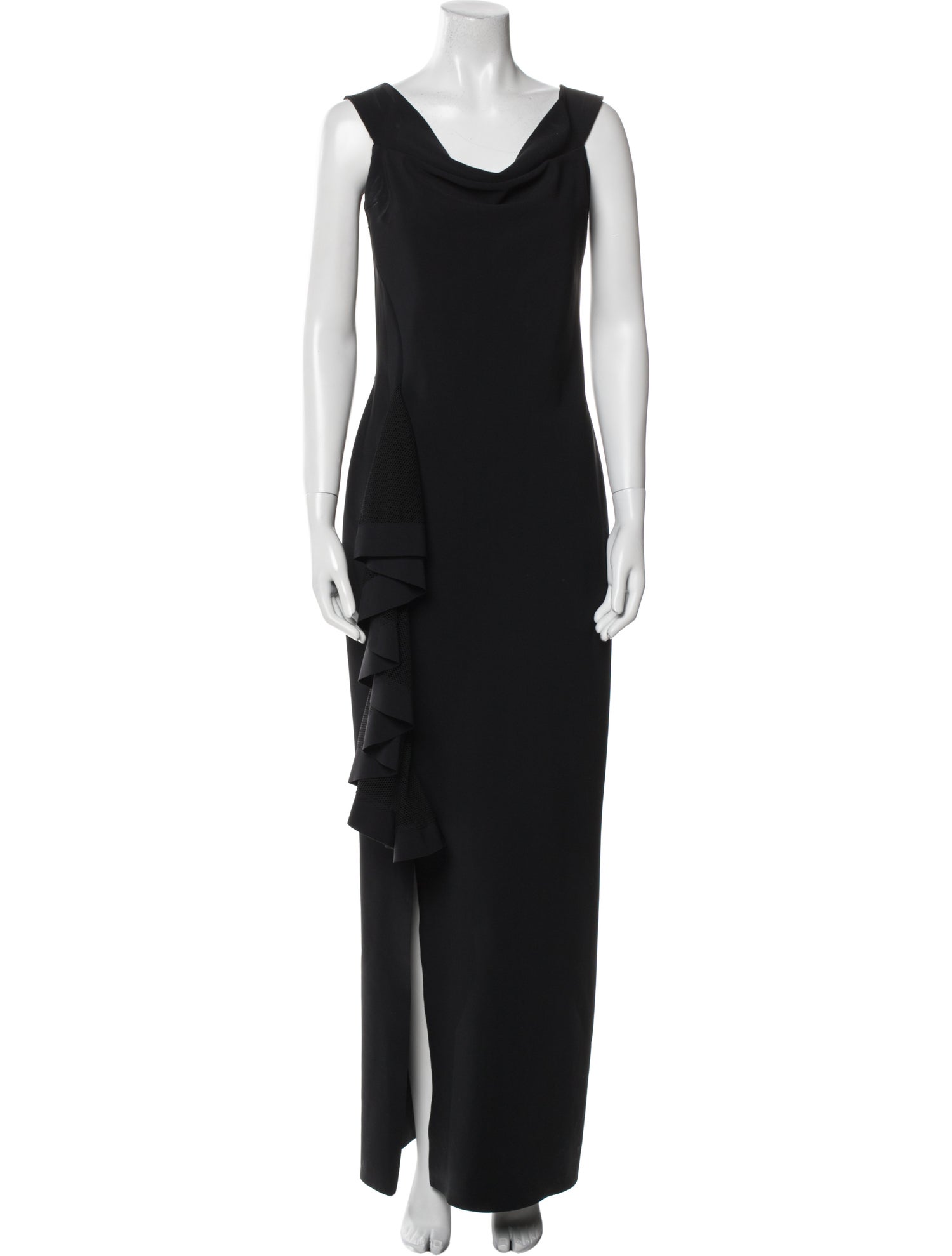 Chiara Boni Cowl Neck Long Dress