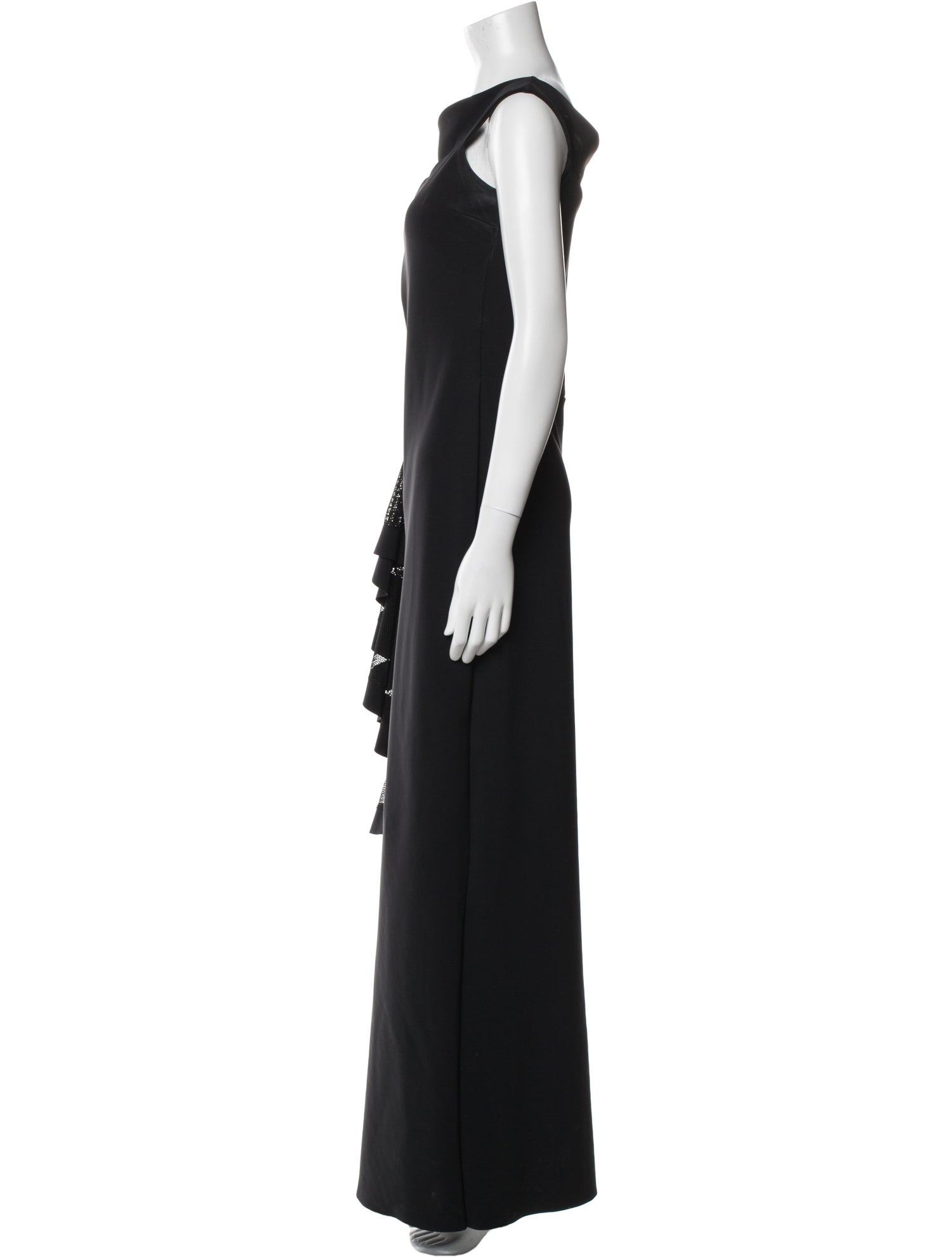 Chiara Boni Cowl Neck Long Dress