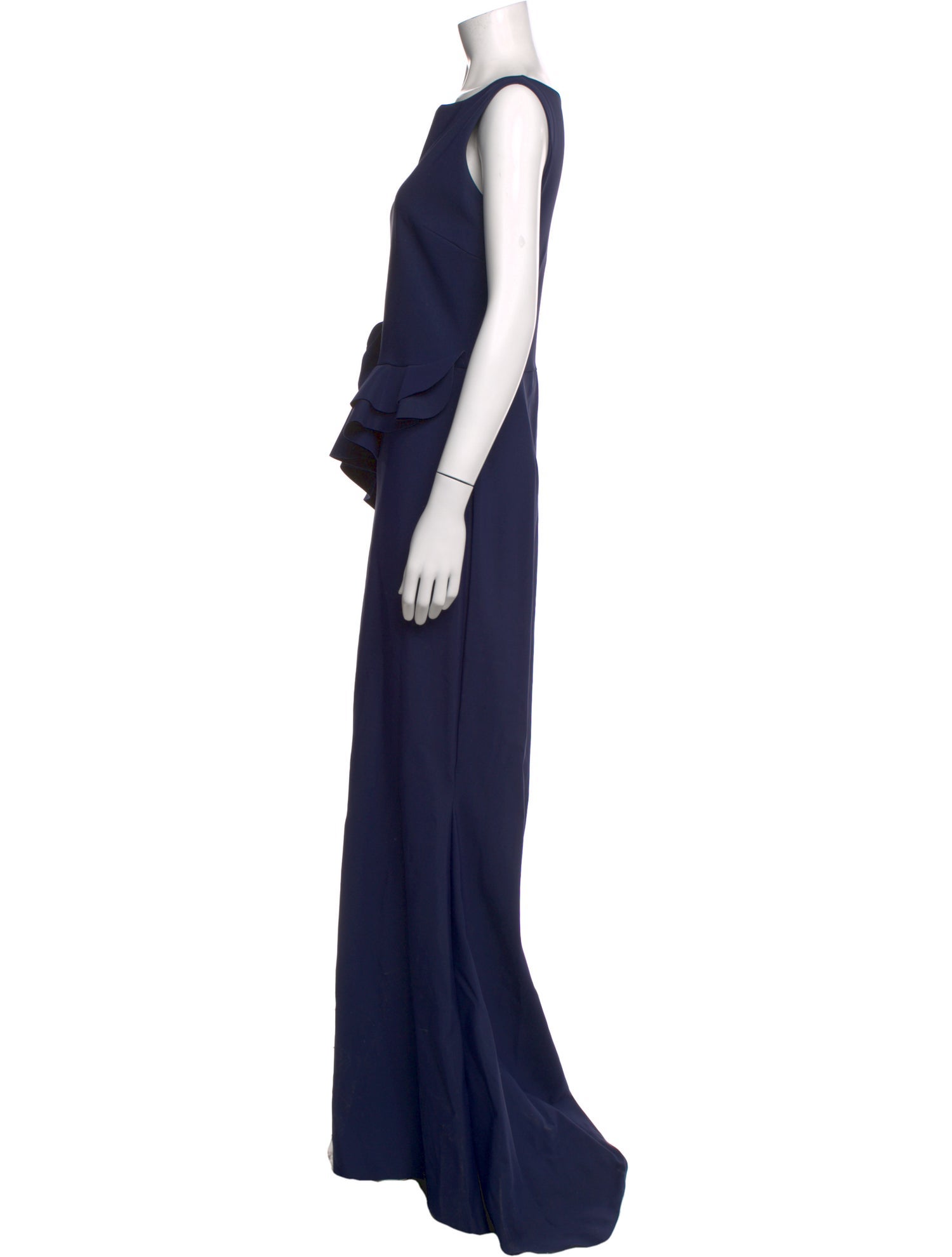 Chiara Boni Bateau Neckline Long Dress