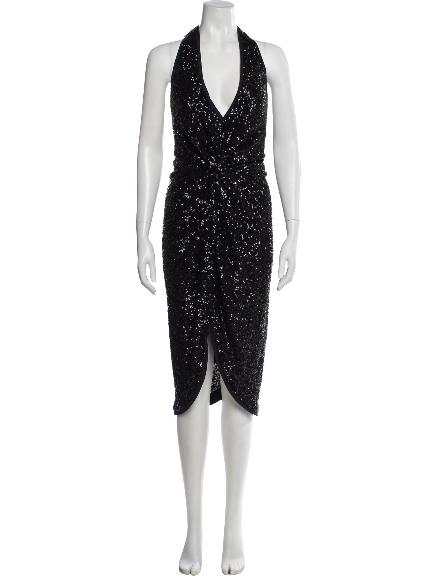 Chiara Boni Halterneck Midi Length Dress