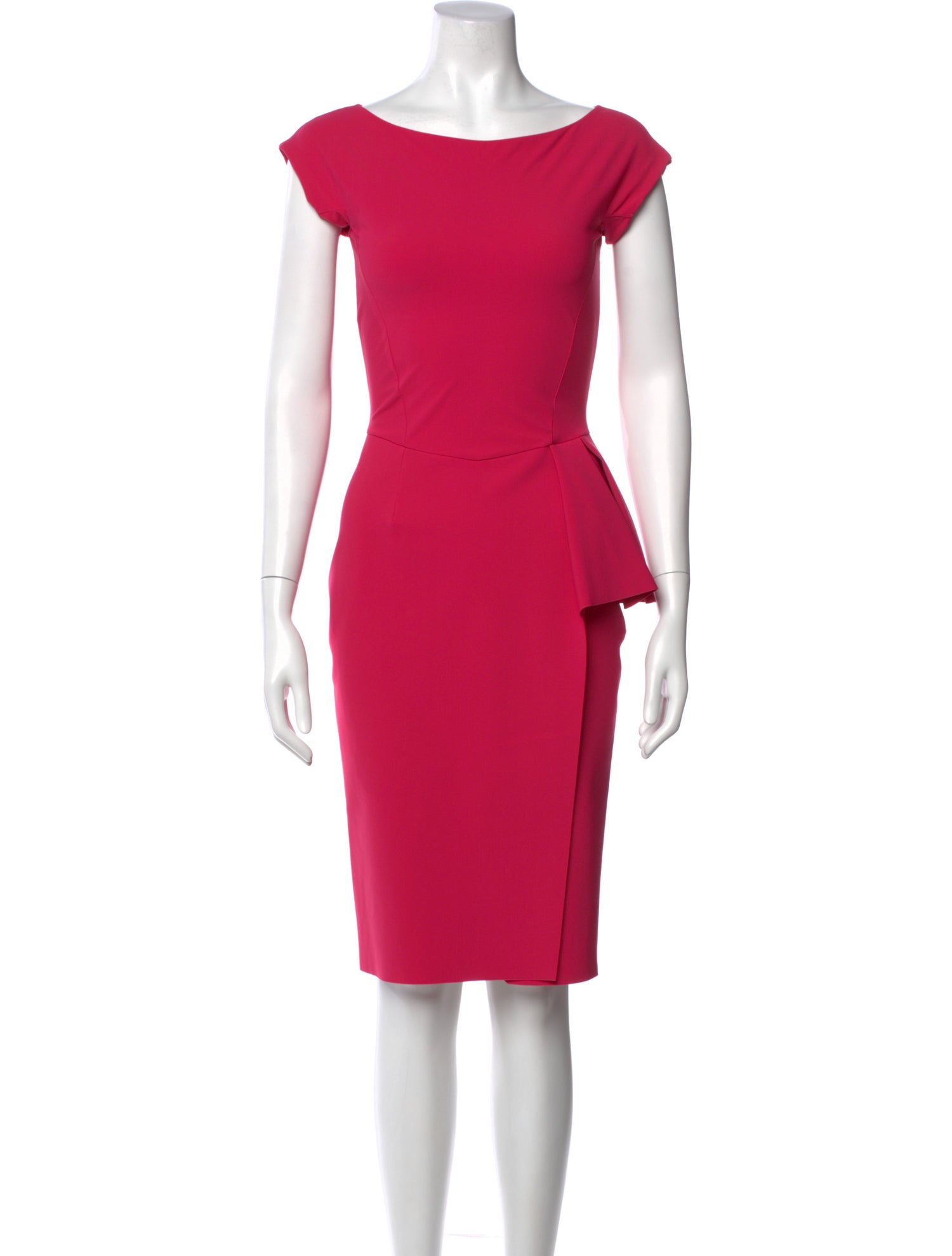 Chiara Boni Bateau Neckline Knee-Length Dress
