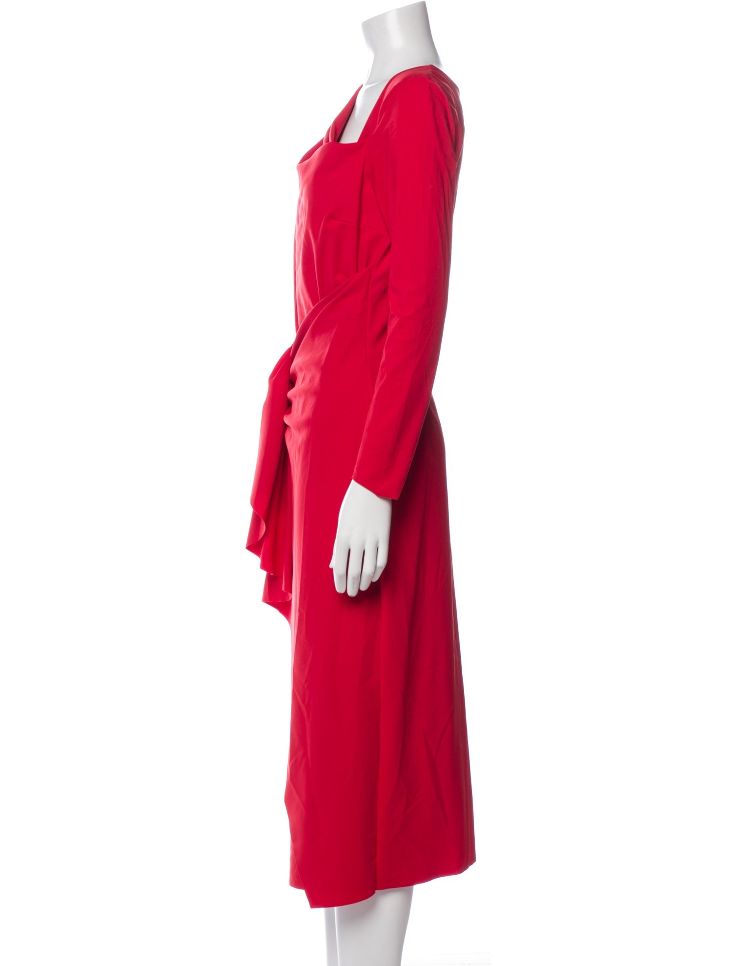 Chiara Boni Asymmetrical Midi Length Dress