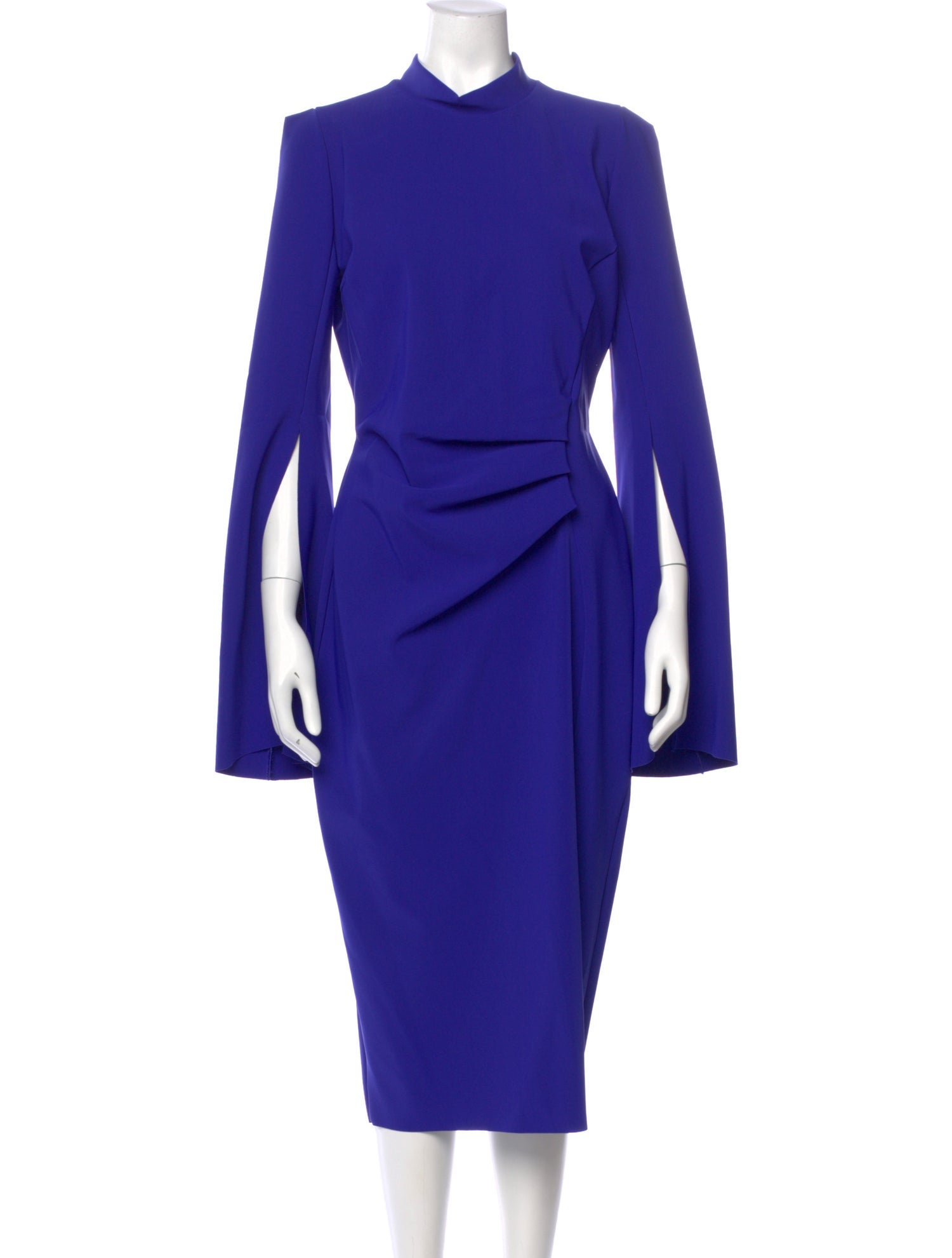 Chiara Boni Mock Neck Midi Length Dress