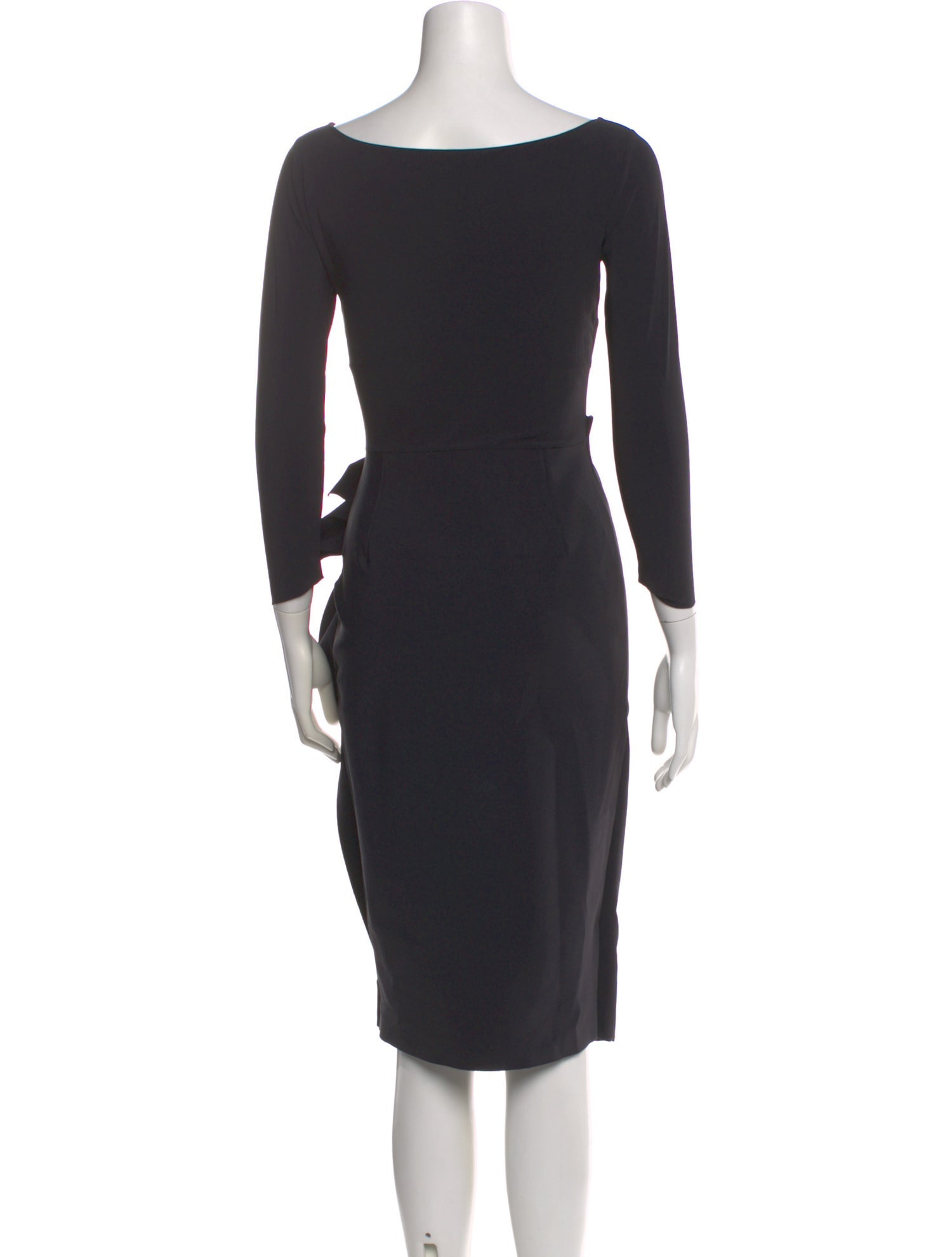 Chiara Boni Bateau Neckline Midi Length Dress