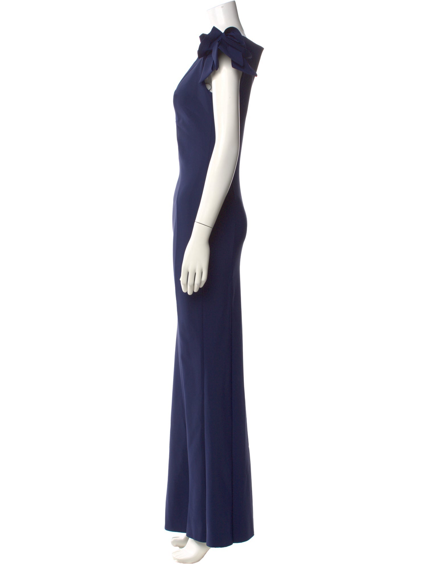 Chiara Boni V-Neck Long Dress