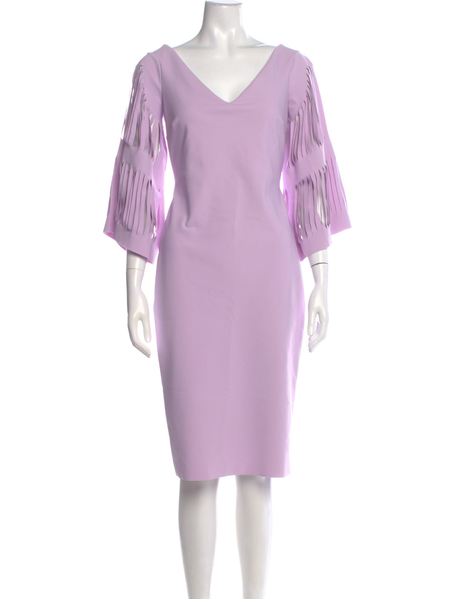 Chiara Boni V-Neck Knee-Length Dress
