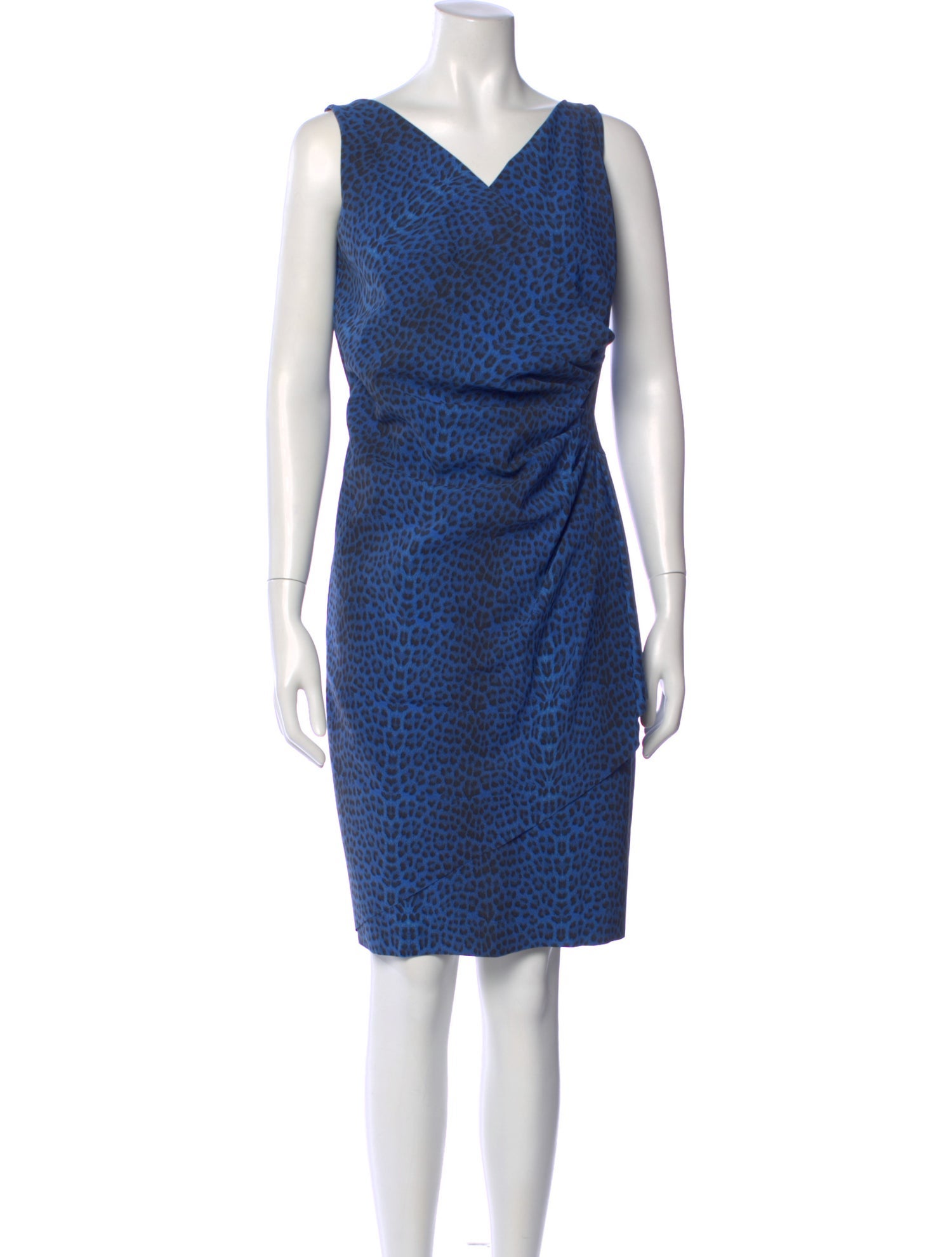 Chiara Boni V-Neck Knee-Length Dress