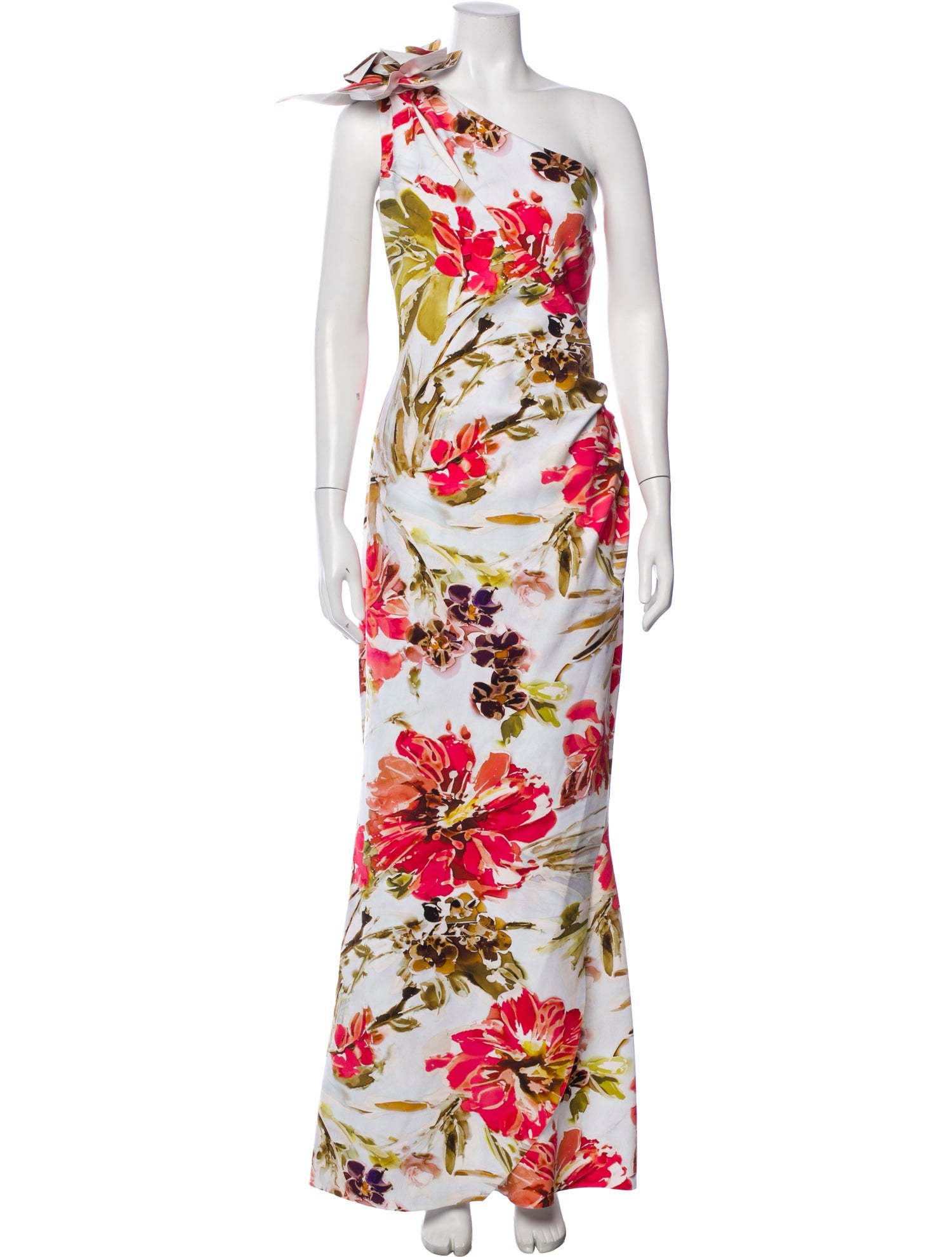 Chiara Boni Floral Print Long Dress