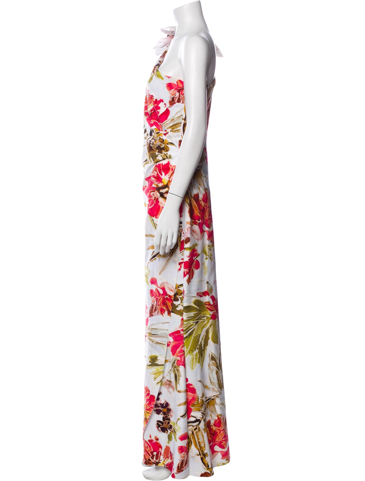 Chiara Boni Floral Print Long Dress