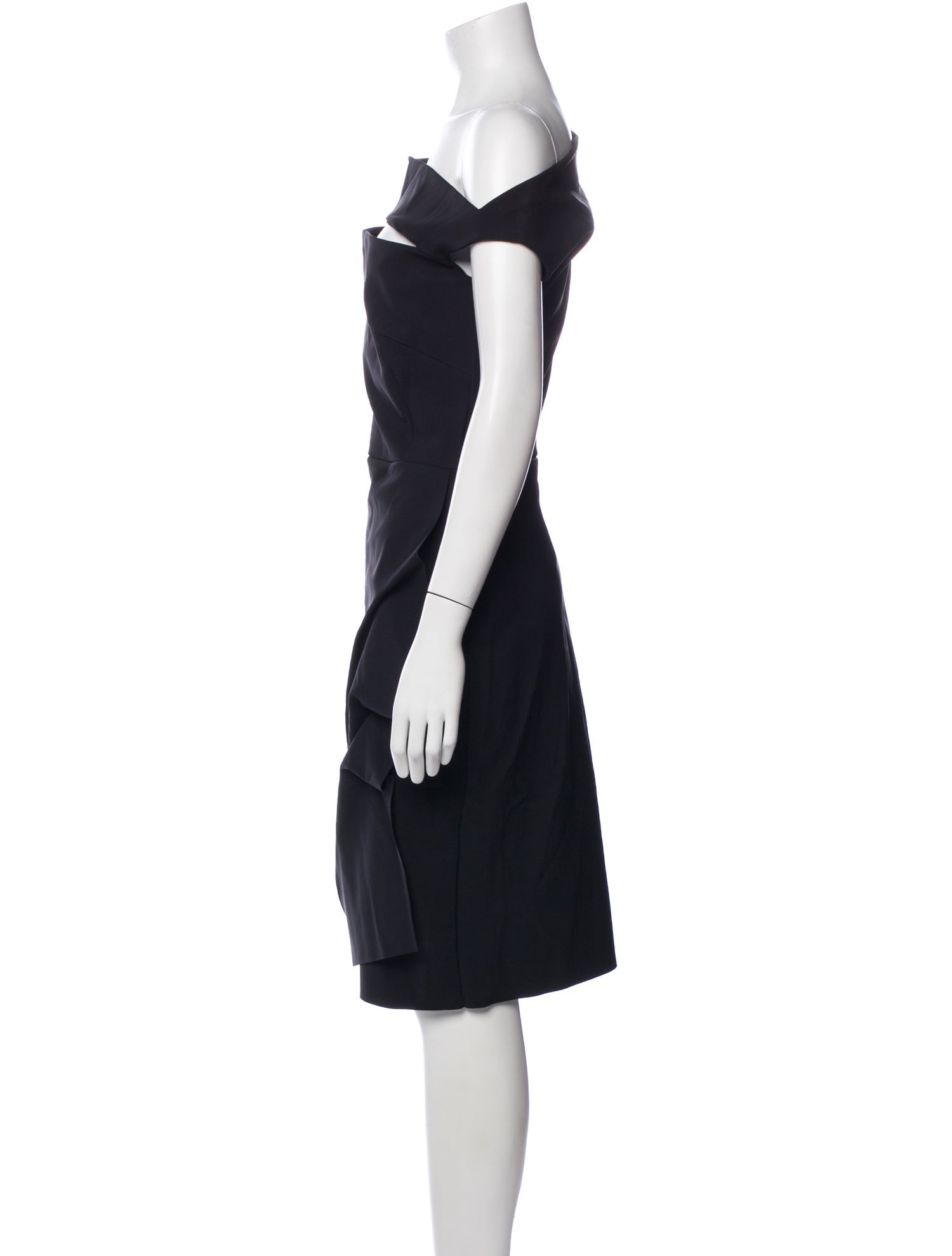 Chiara Boni One-Shoulder Knee-Length Dress
