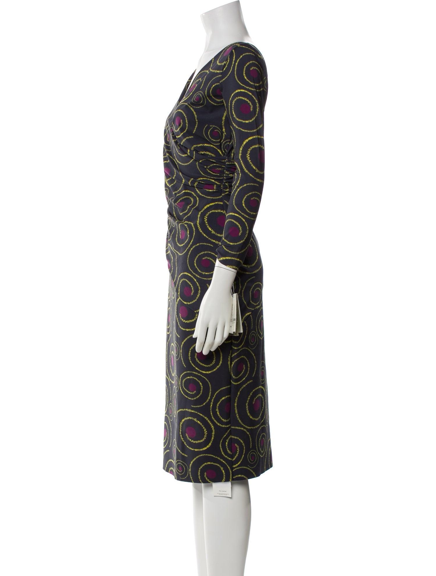 Chiara Boni Printed Midi Length Dress w/ Tags