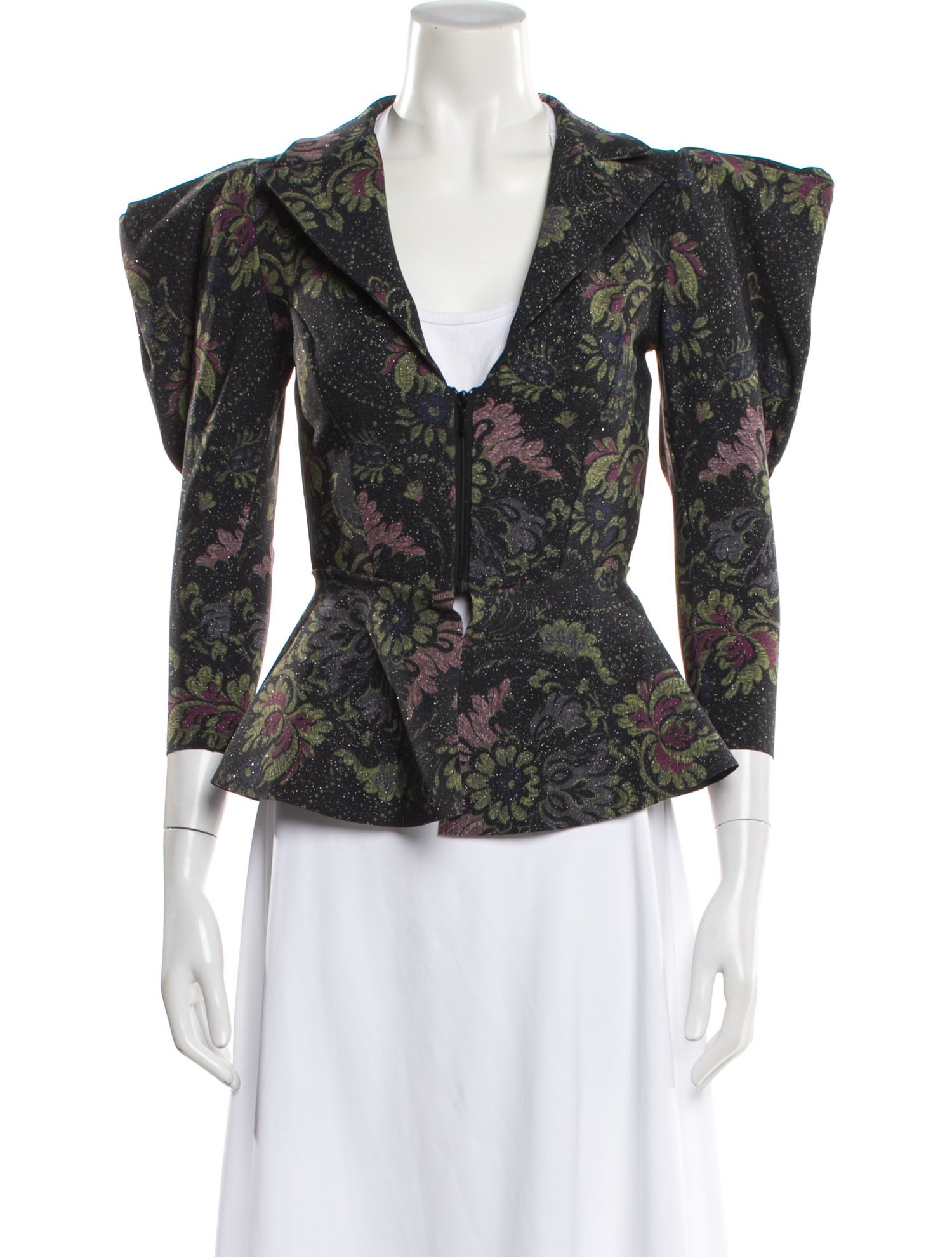 Chiara Boni Floral Print Evening Jacket w/ Tags