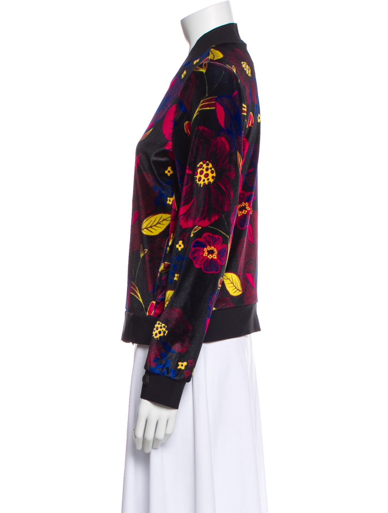 Chiara Boni Floral Print Evening Jacket