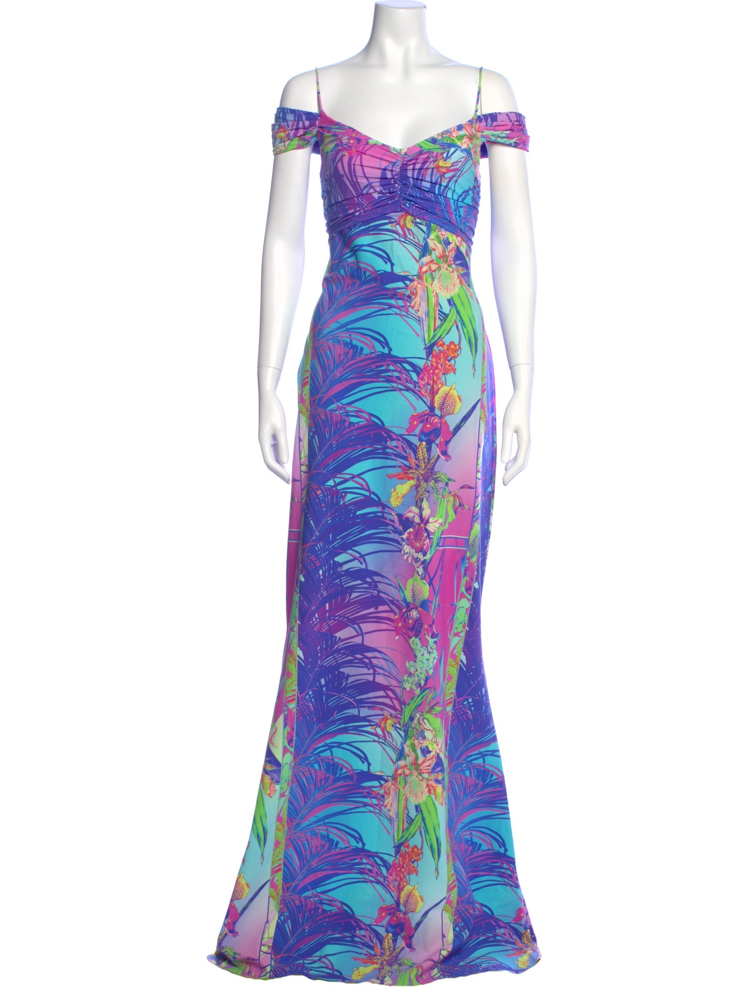 Chiara Boni Floral Print Long Dress