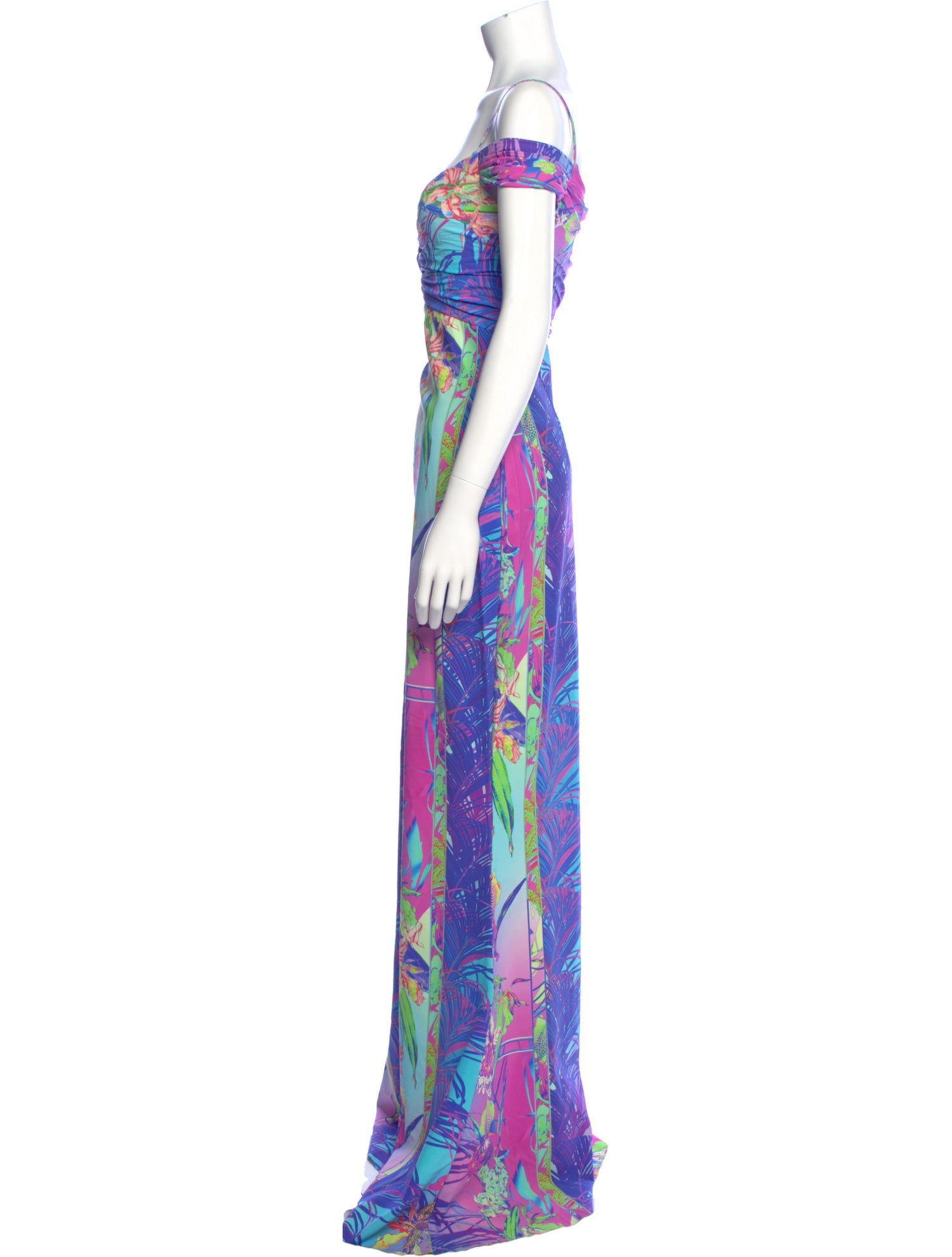Chiara Boni Floral Print Long Dress