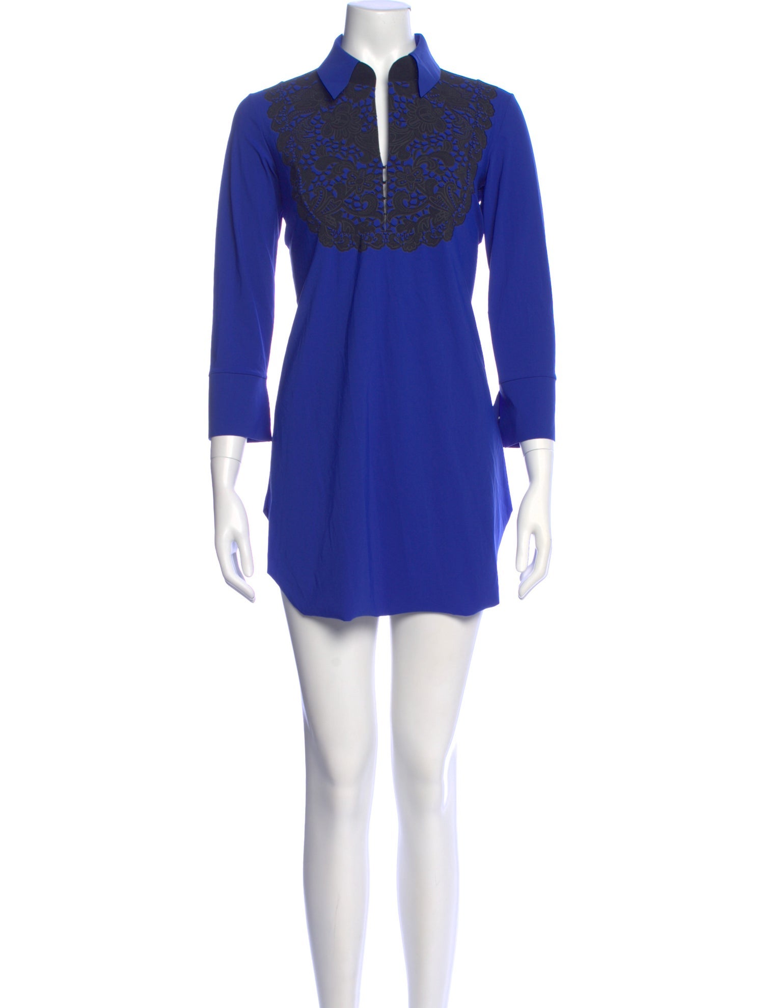 Chiara Boni V-Neck Mini Dress