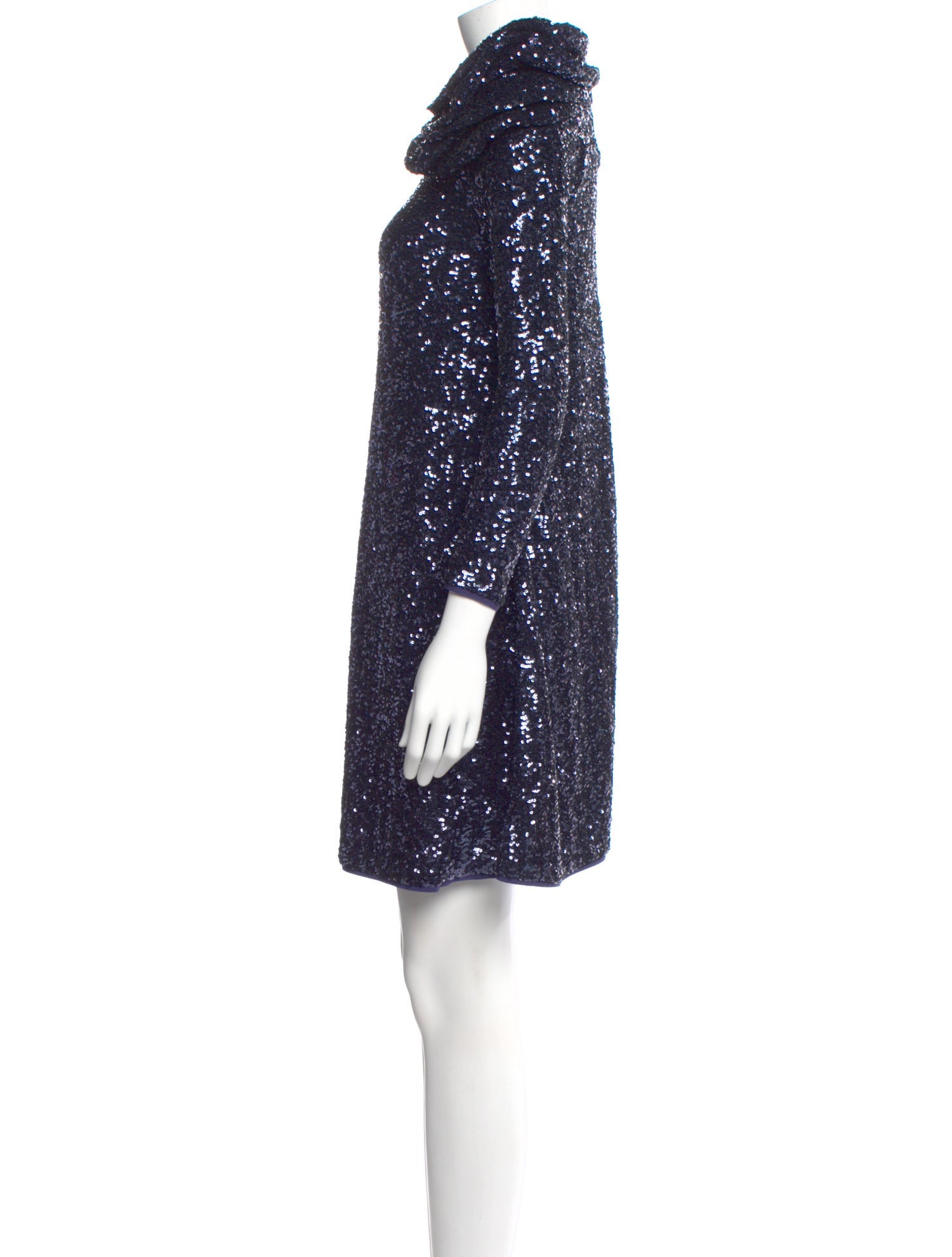 Chiara Boni Bateau Neckline Mini Dress