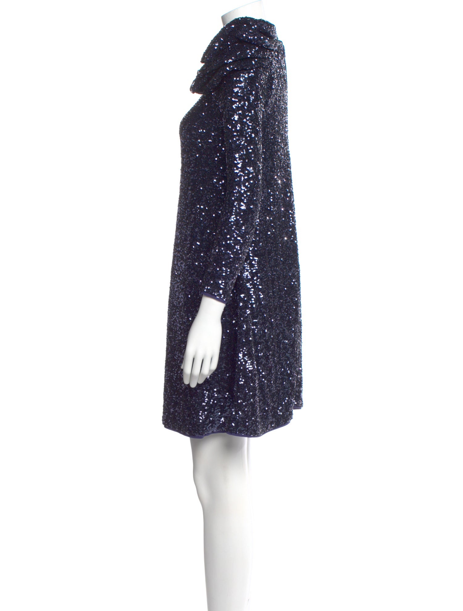 Chiara Boni Bateau Neckline Mini Dress