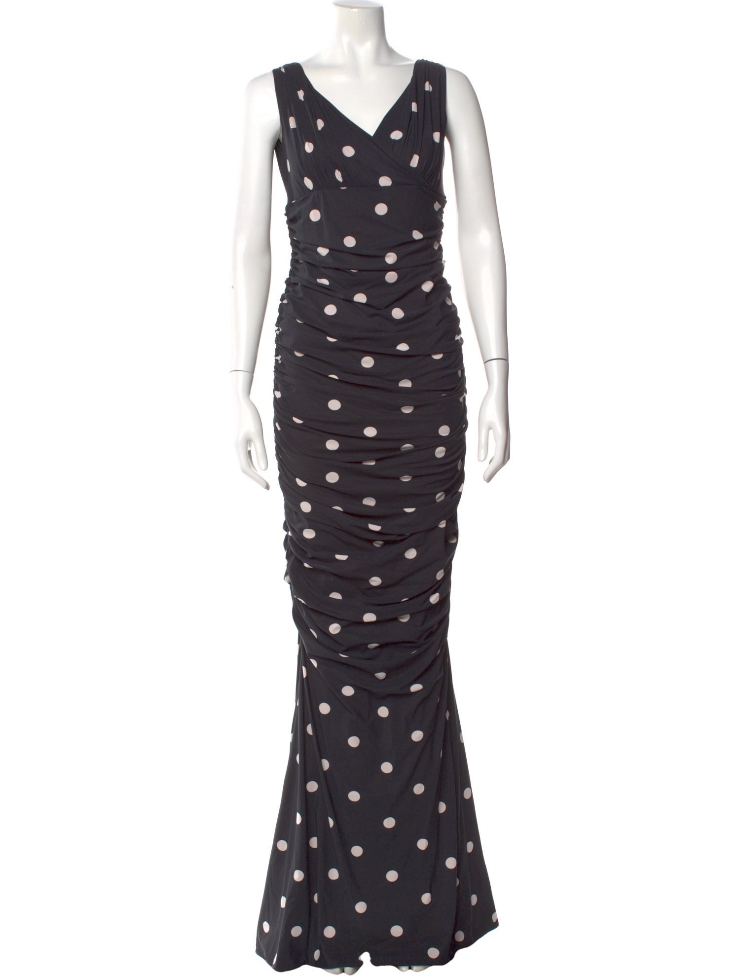 Chiara Boni Polka Dot Print Long Dress