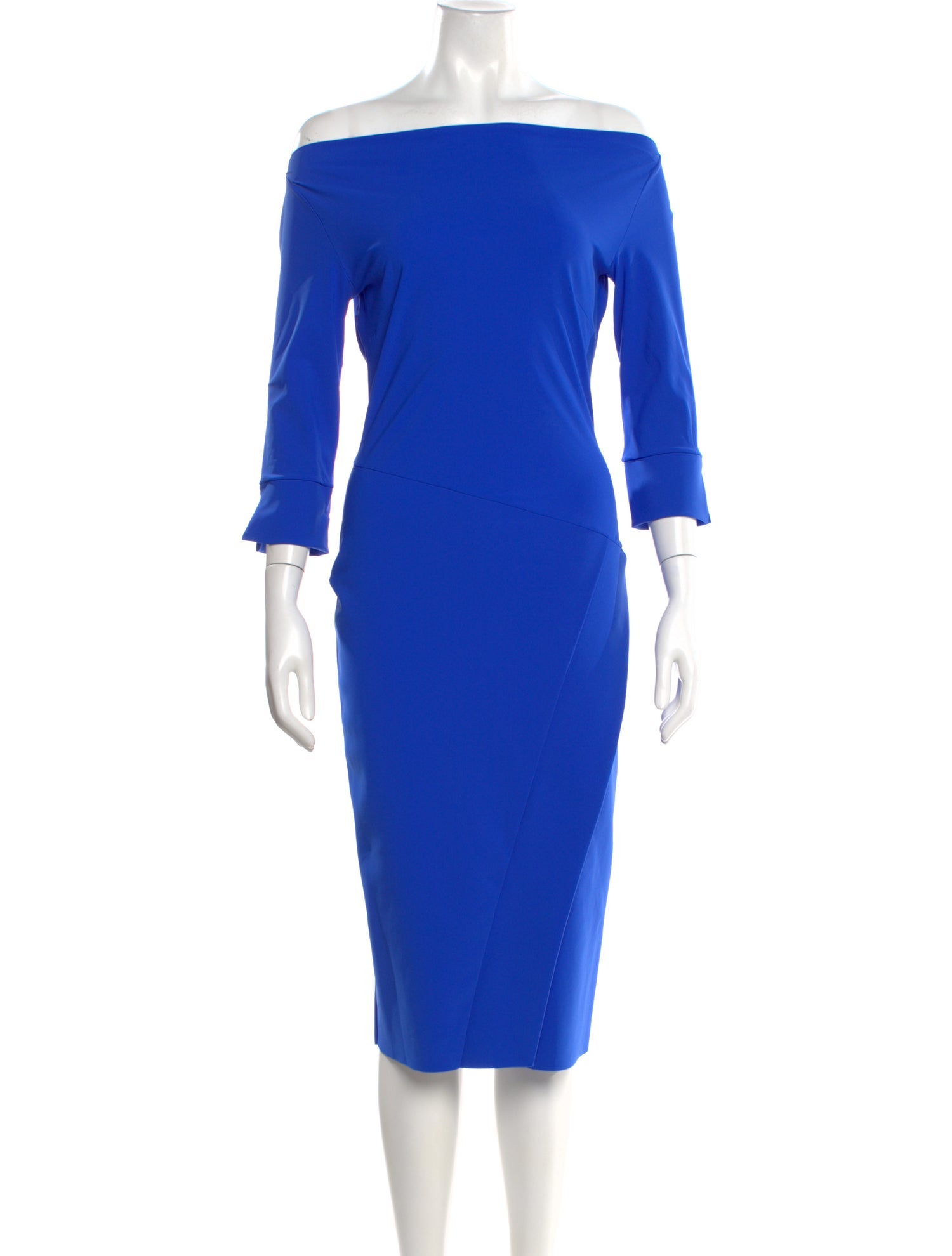 Chiara Boni Off-The-Shoulder Midi Length Dress