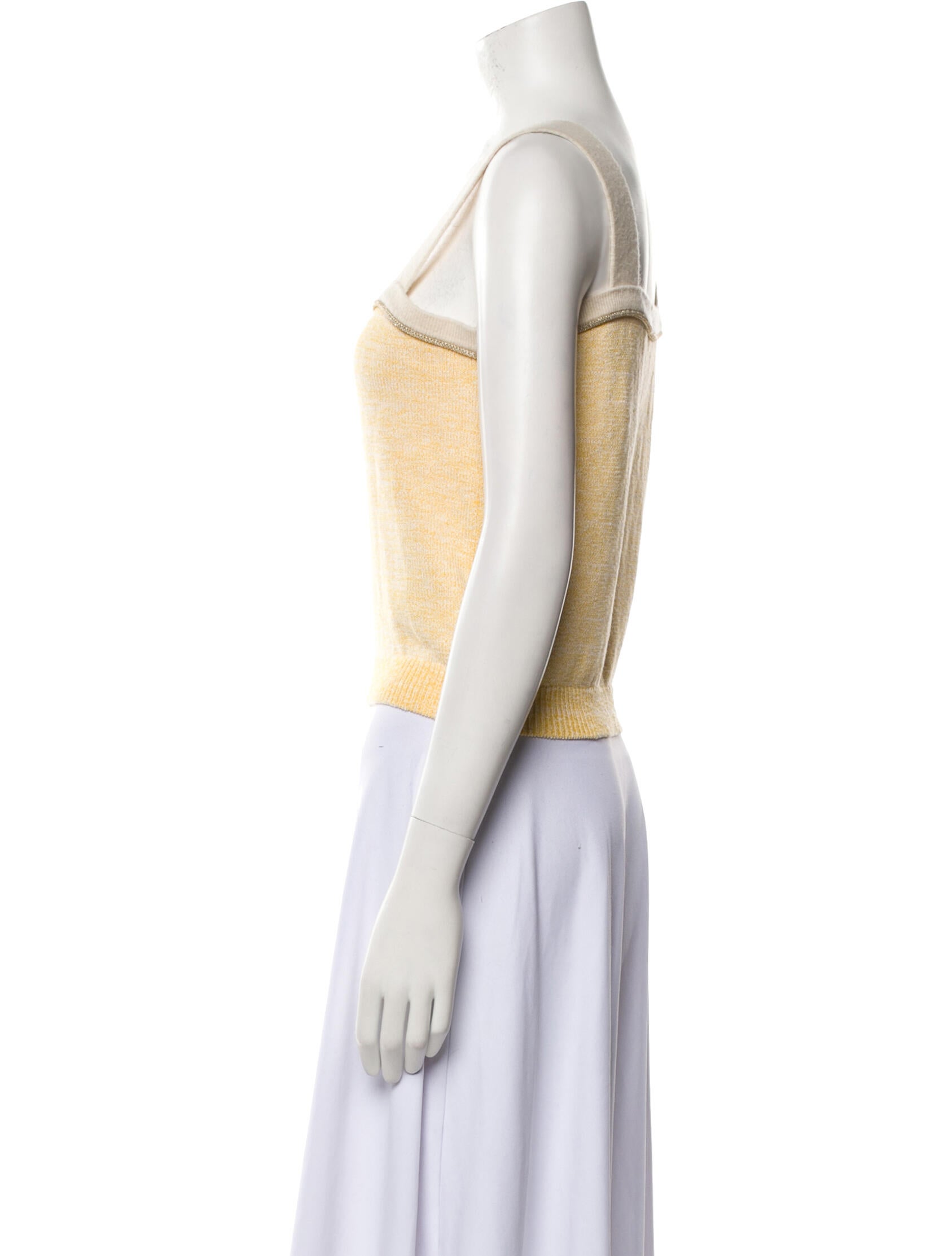 CRUSH. Square Neckline Sleeveless Crop Top