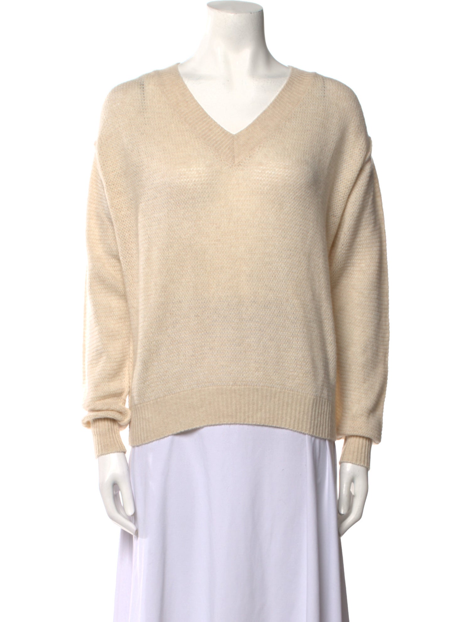 CRUSH. Cashmere V-Neck Sweater w/ Tags