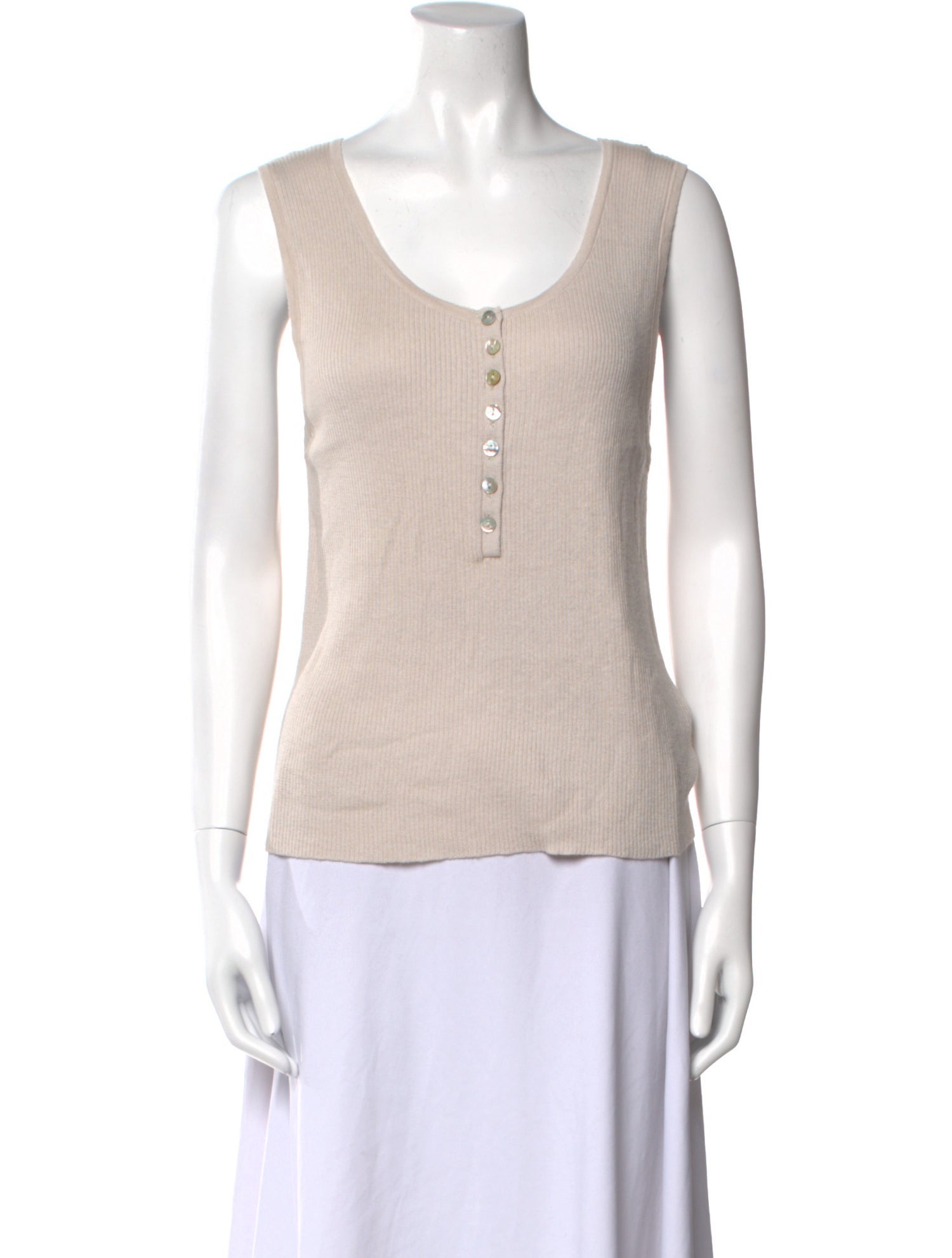 CRUSH. Scoop Neck Sleeveless Top