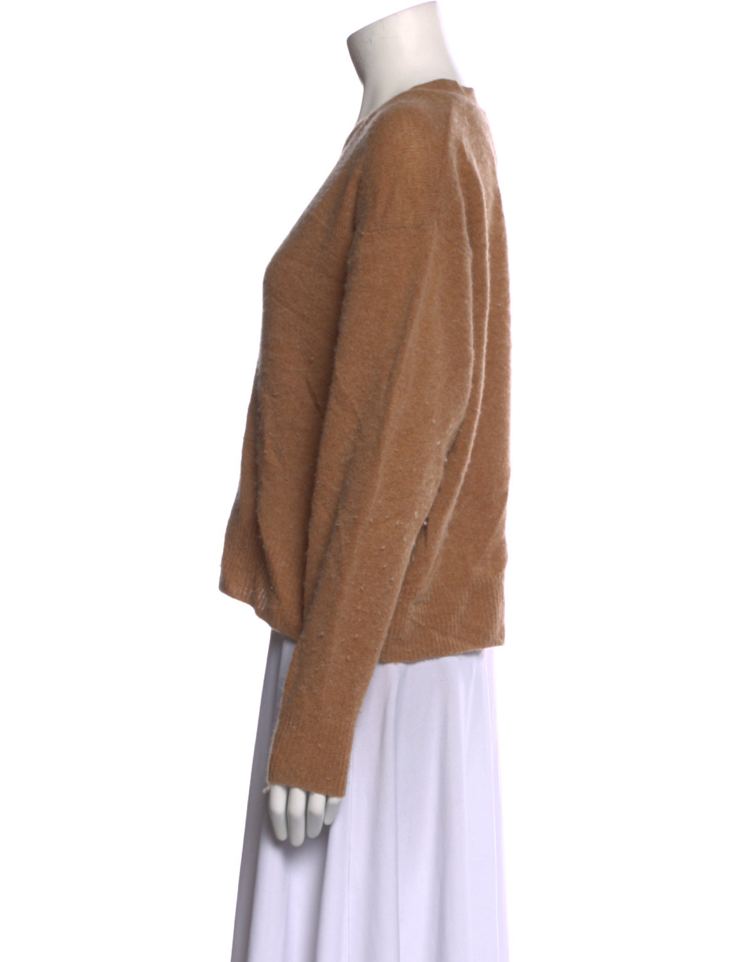 CRUSH. Cashmere Colorblock Pattern Sweater