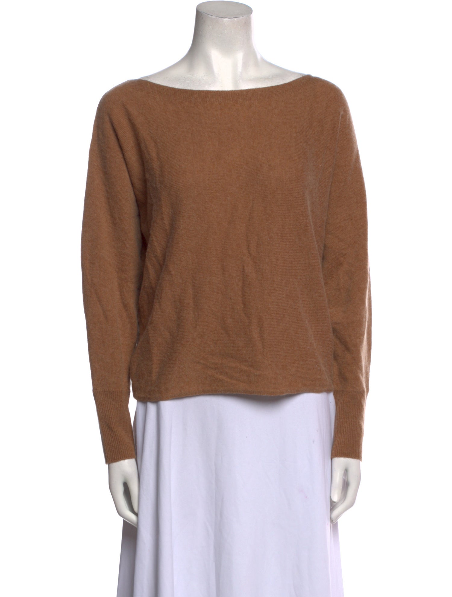 CRUSH. Cashmere Bateau Neckline Sweater