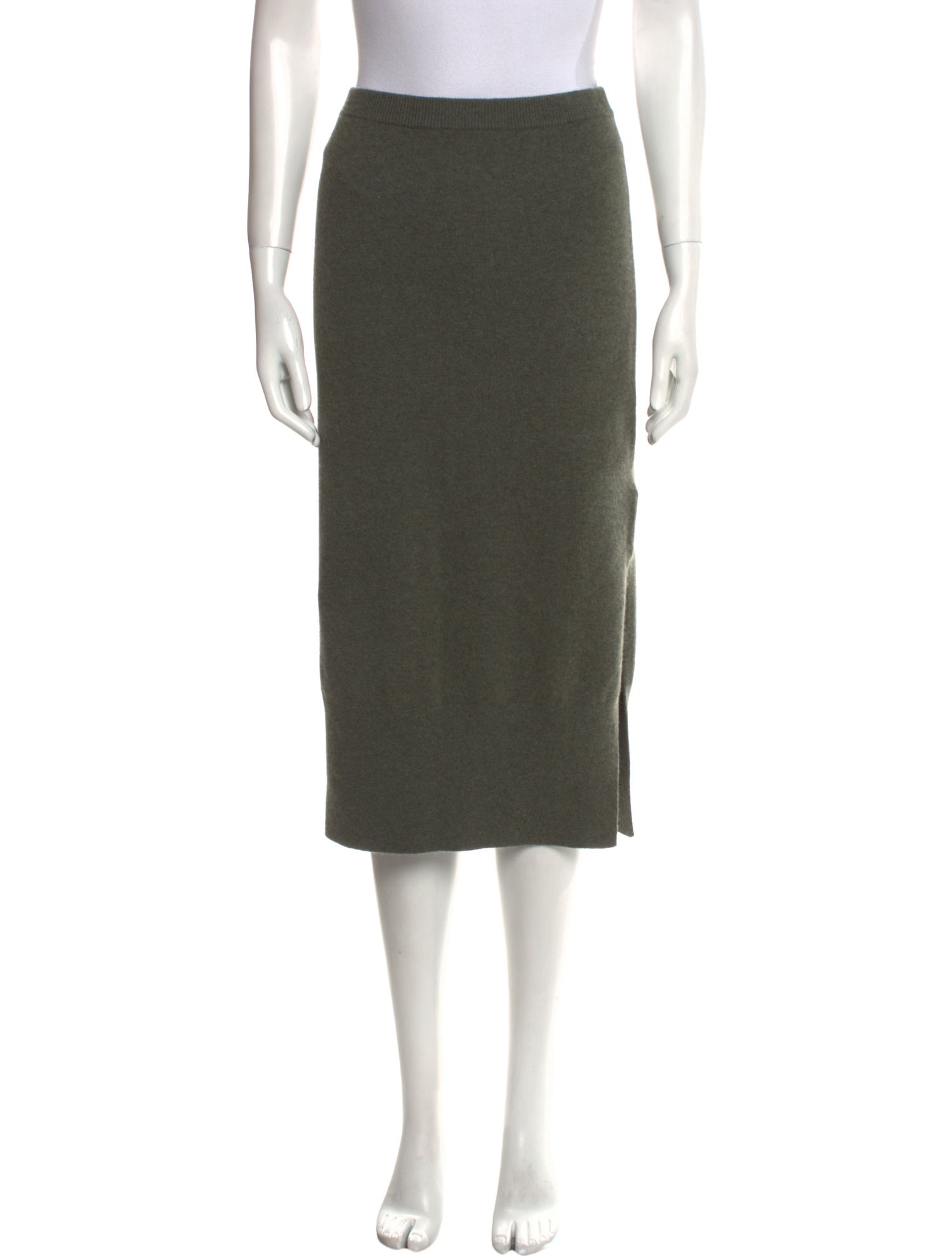 CRUSH. Cashmere Knee-Length Skirt