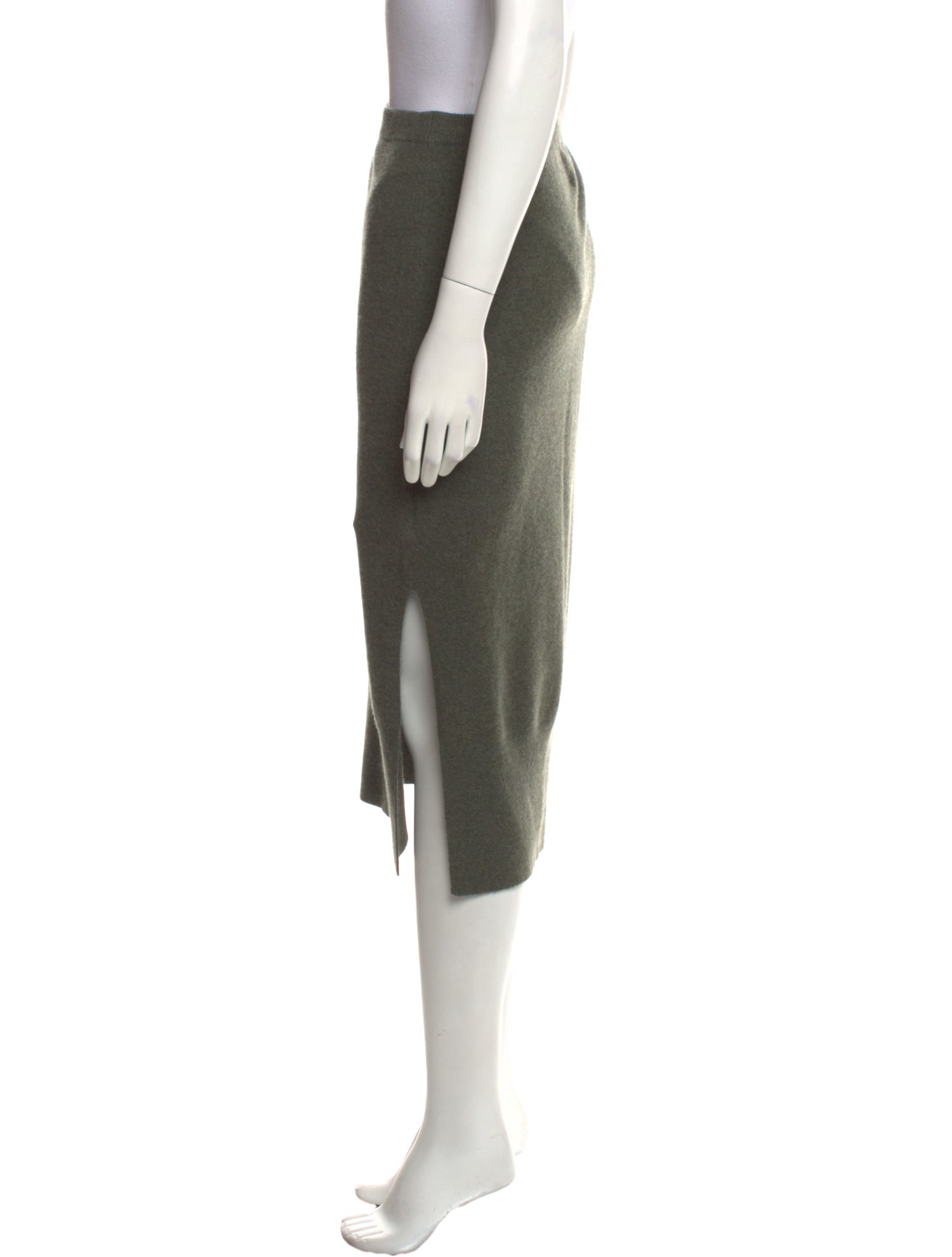 CRUSH. Cashmere Knee-Length Skirt