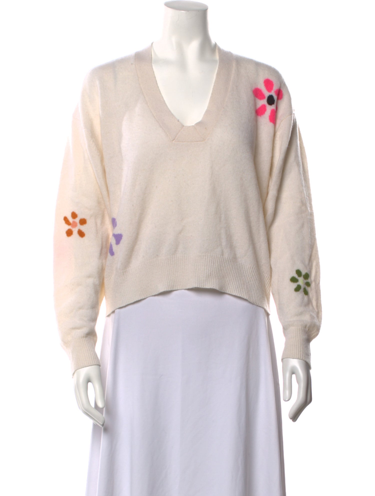 CRUSH. Cashmere Graphic Print Sweater