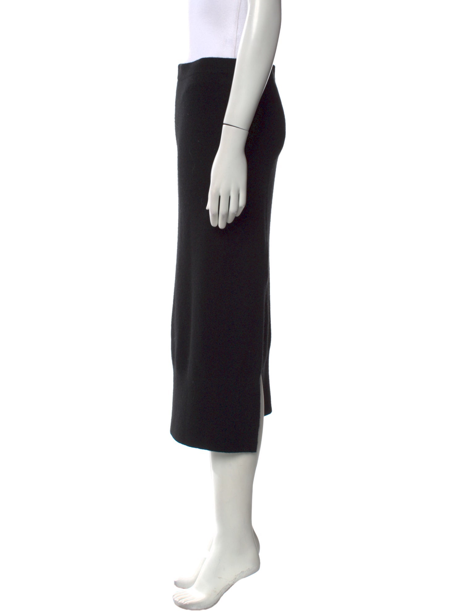 CRUSH. Cashmere Midi Length Skirt